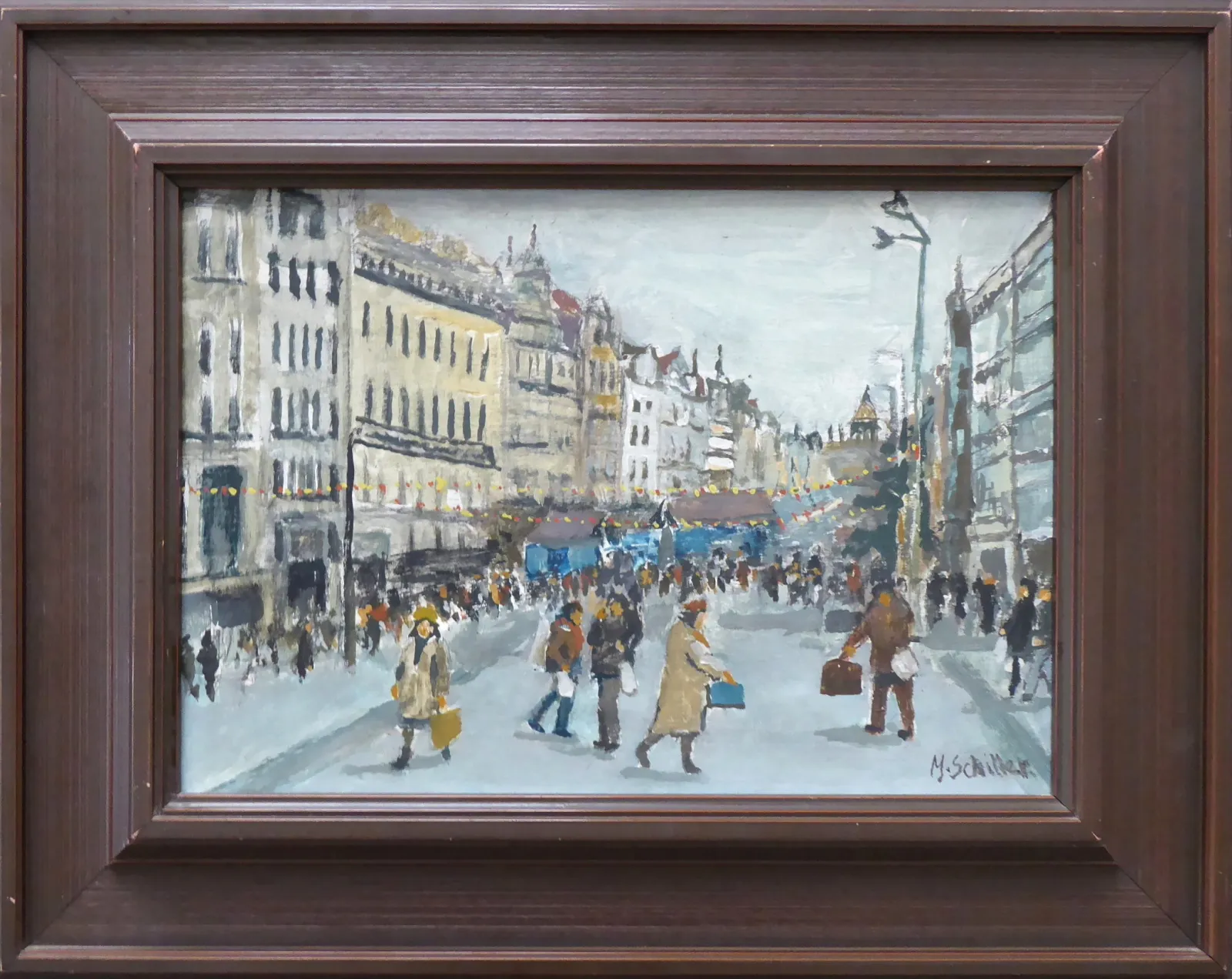 Milan Schiller – Václavské náměstí o Vánocích - 1