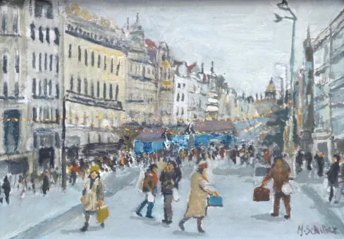 Milan Schiller – Václavské náměstí o Vánocích - 3
