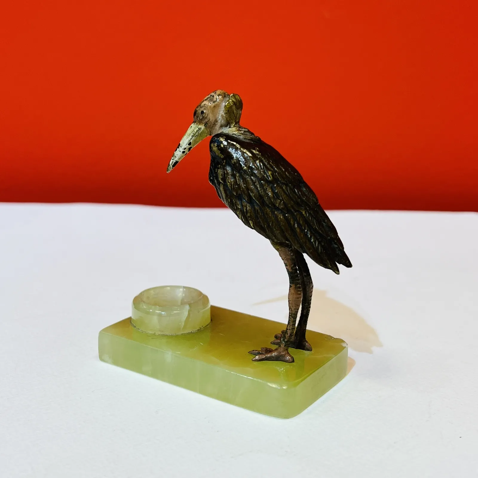 Vídeňský bronz, čáp Marabu - 2