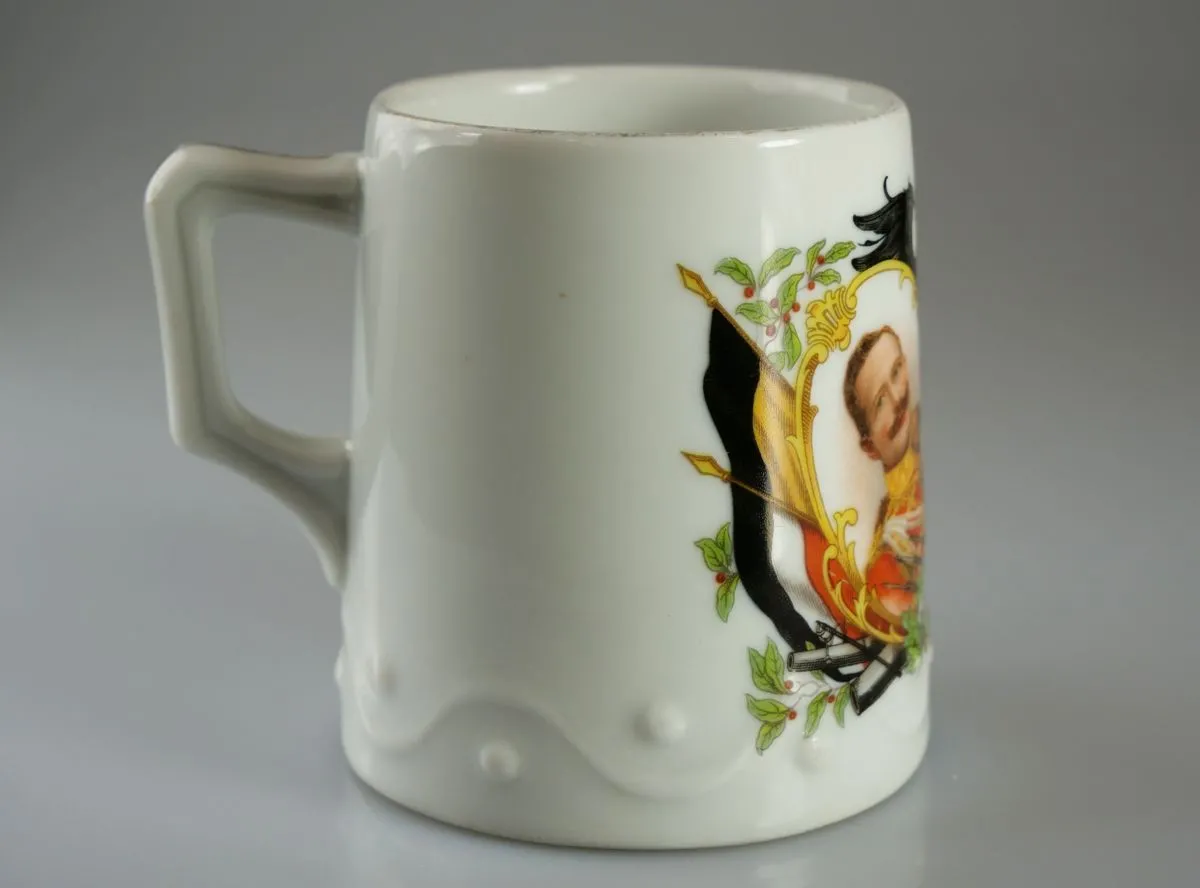 Porcelánový hrnek – FJI. a Vilém II. - 2