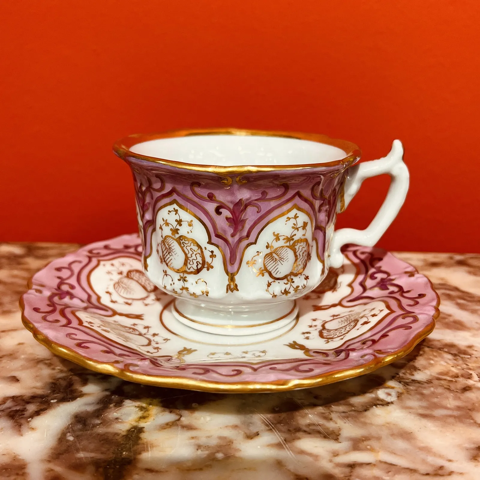 DALOVICE-DALLWITZ, PORCELÁNOVÝ ŠÁLEK S PODŠÁLKEM - 1