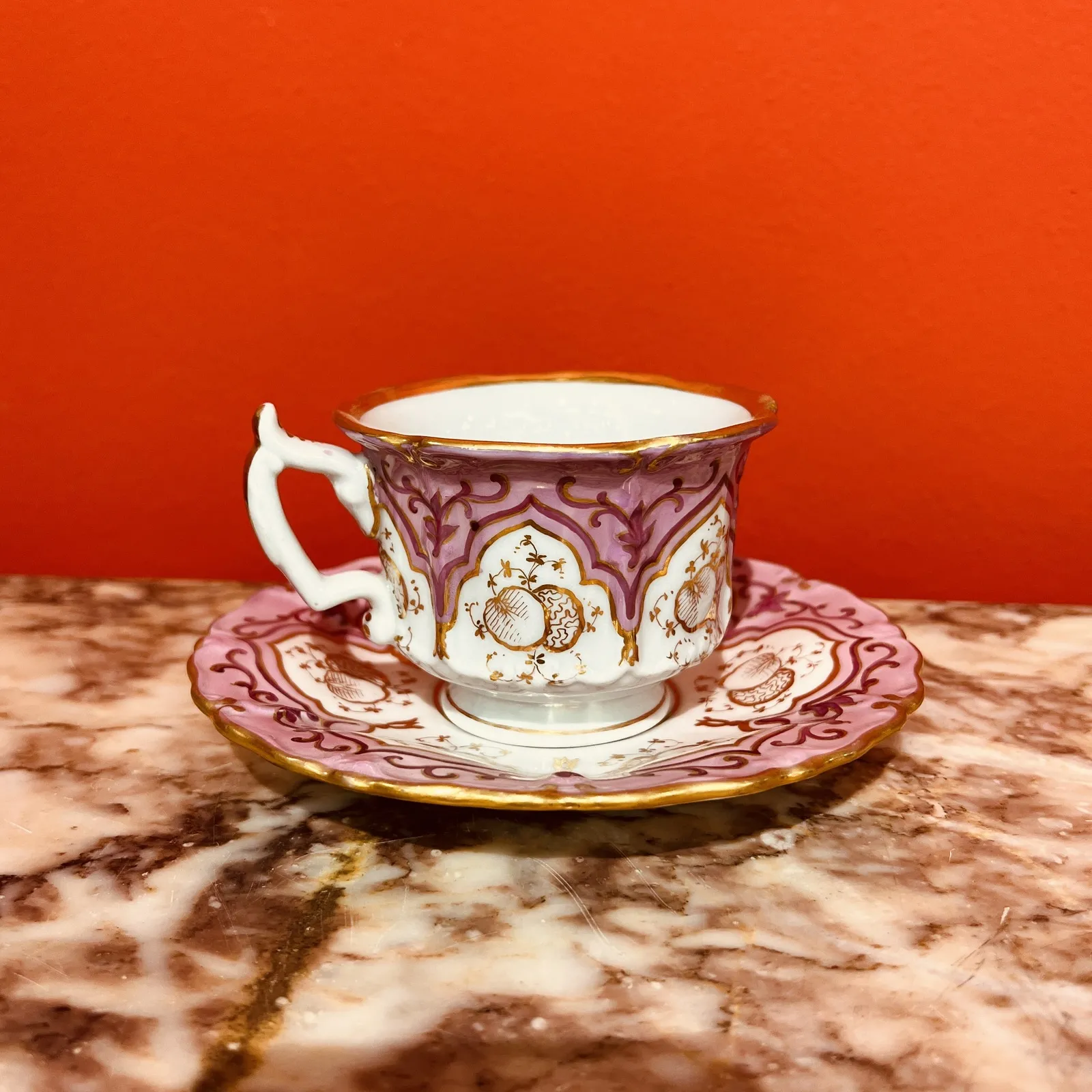 DALOVICE-DALLWITZ, PORCELÁNOVÝ ŠÁLEK S PODŠÁLKEM - 2