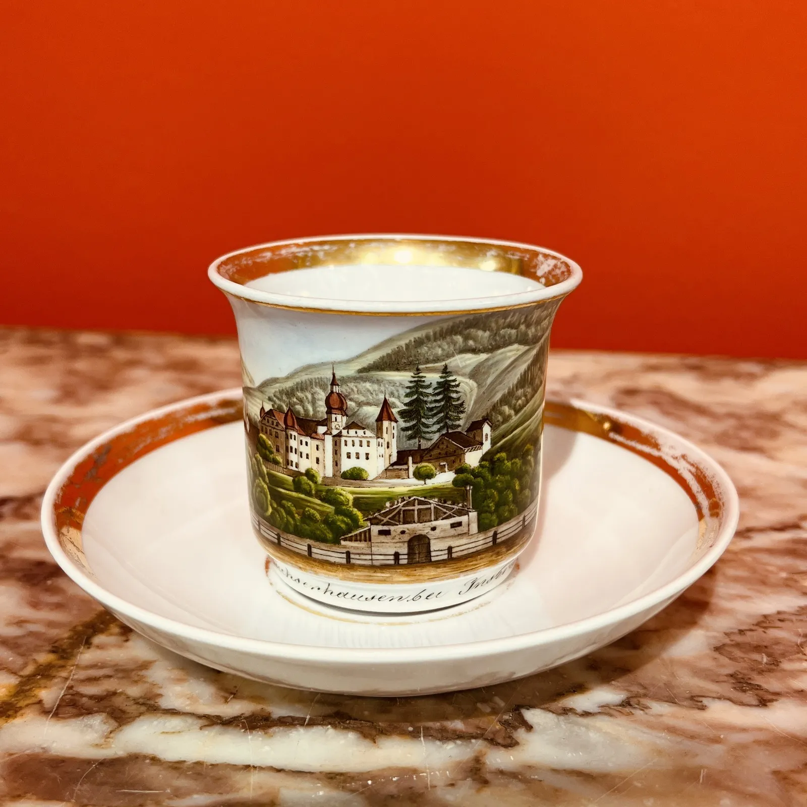 SLAVKOV – SCHLAGGENWALD, PORCELÁNOVÝ ŠÁLEK S PODŠÁLKEM - 2