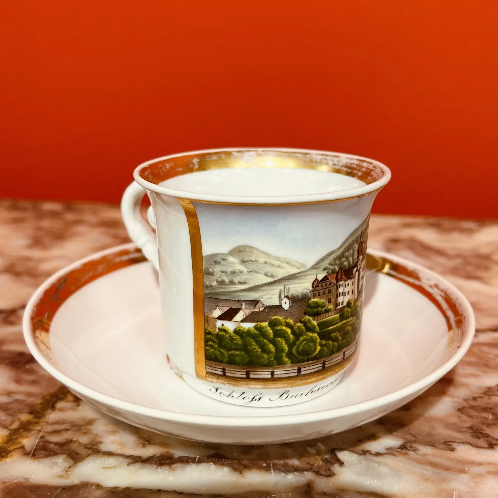 SLAVKOV – SCHLAGGENWALD, PORCELÁNOVÝ ŠÁLEK S PODŠÁLKEM - 4