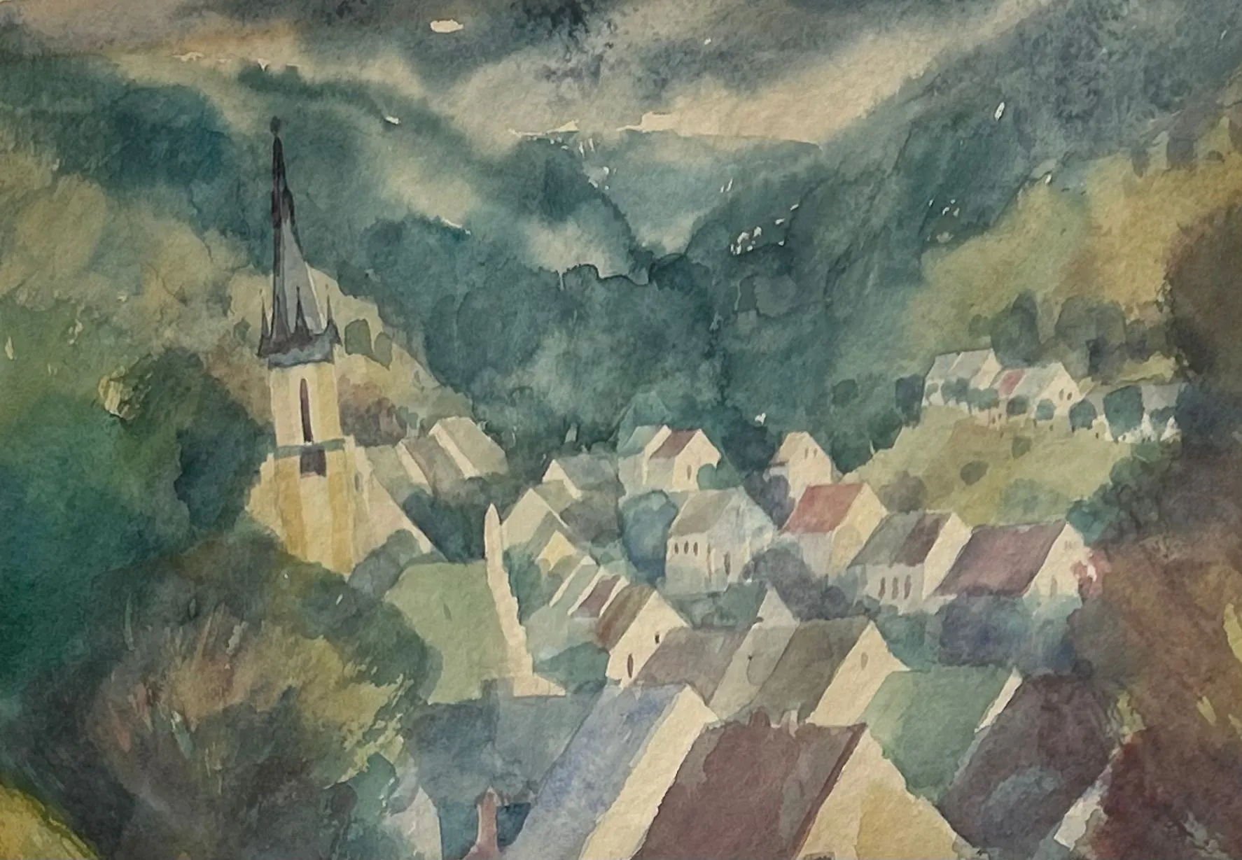 Obraz „Jáchymov II.“ Miroslav Nejedlý - 2