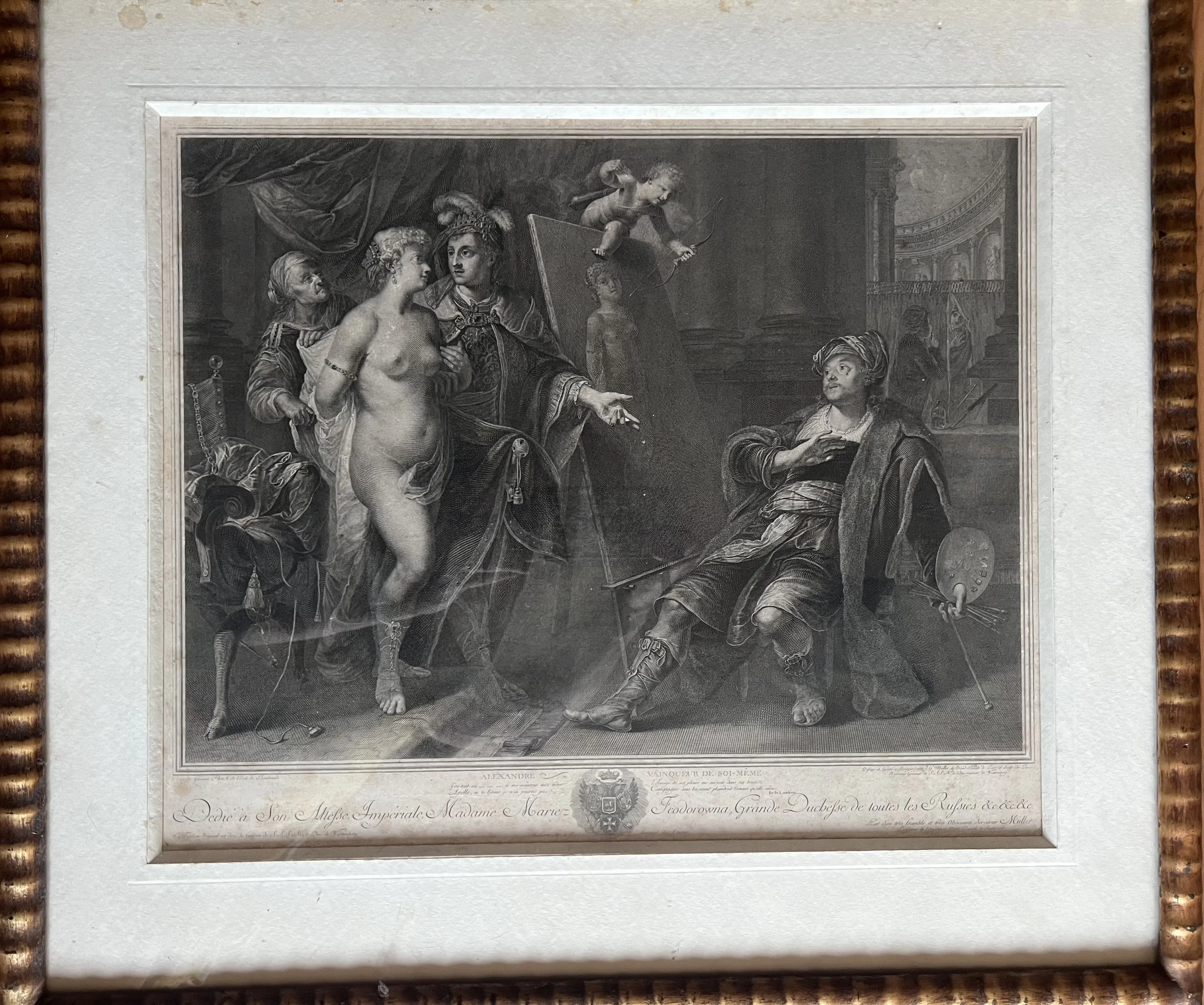 Starožitná rytina 1790 - 2