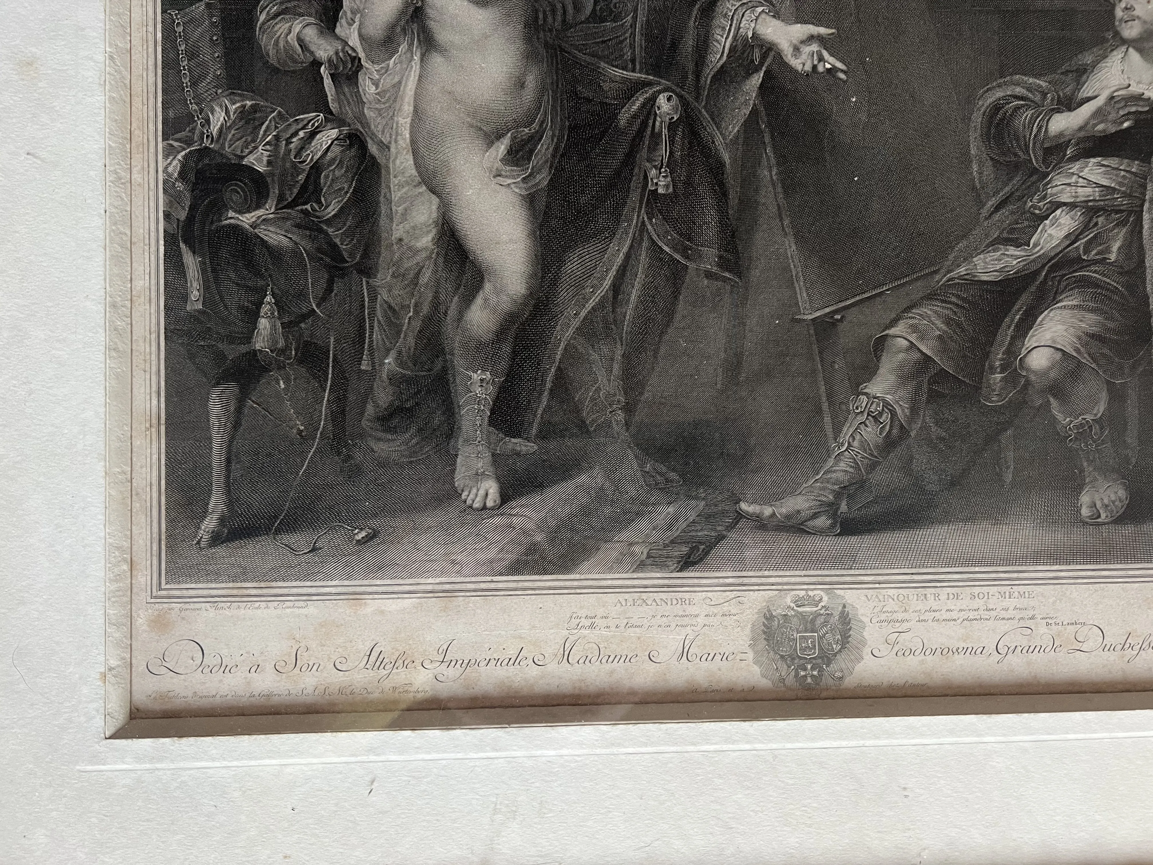 Starožitná rytina 1790 - 4