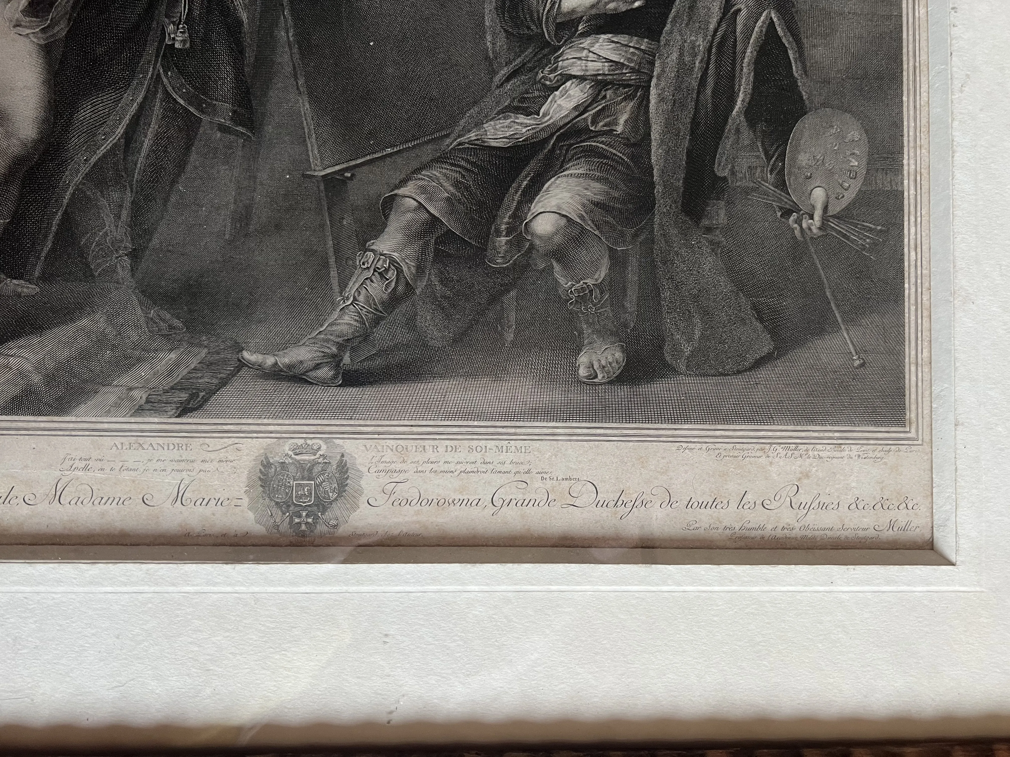 Starožitná rytina 1790 - 5