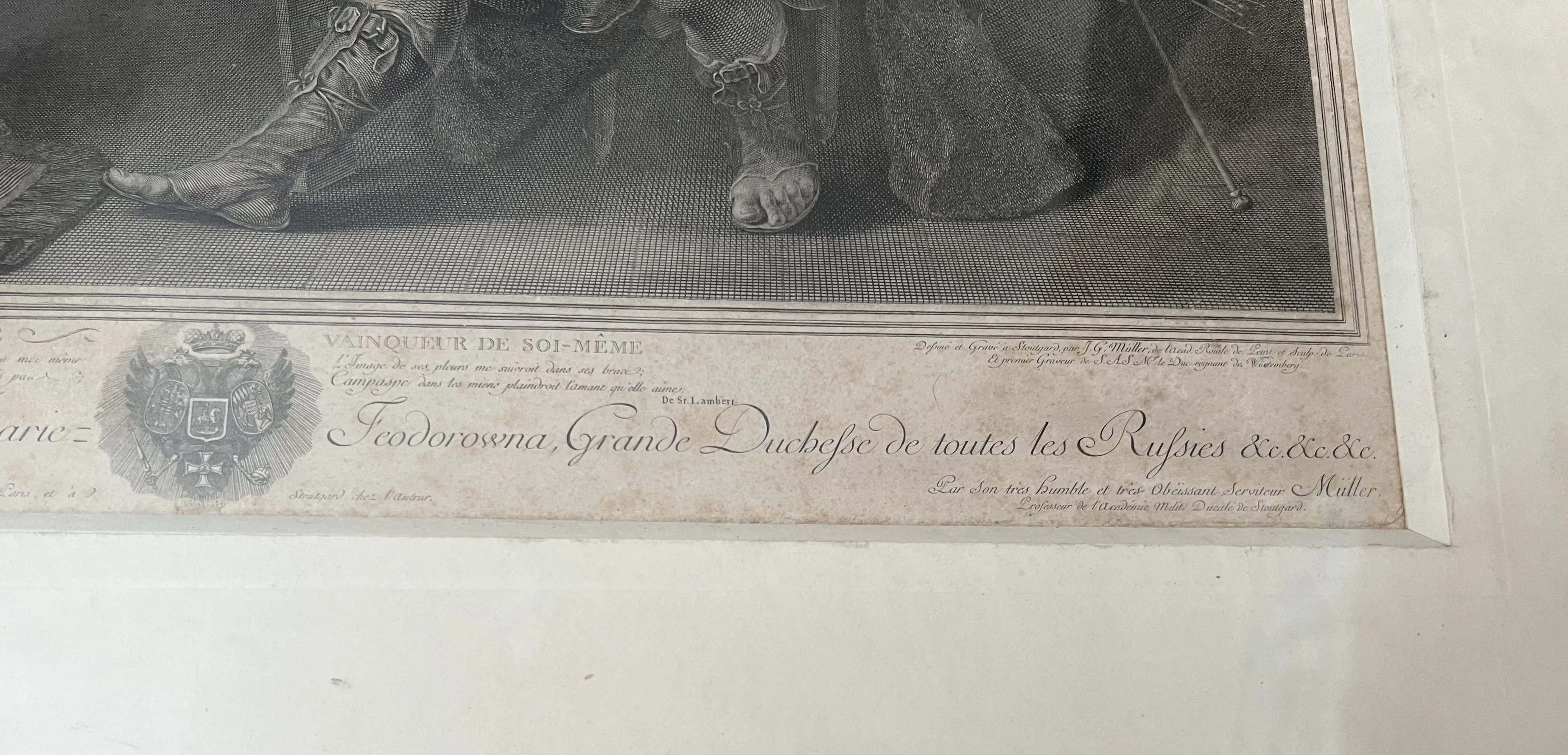 Starožitná rytina 1790 - 8