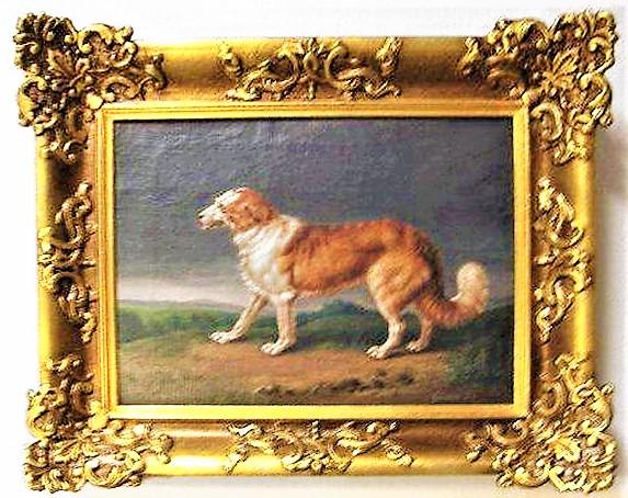 Obraz olej na plátně Pes sg. G. Cobelli