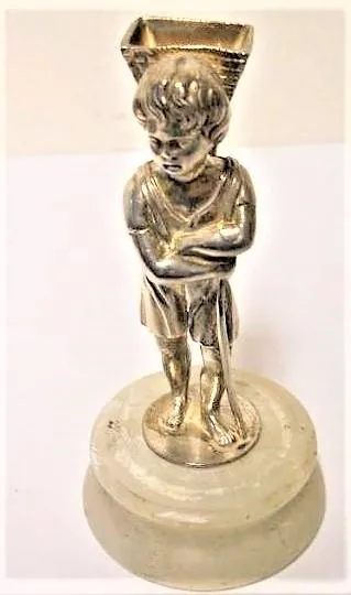 Stříbrný stojánek na párátka výška 10 cm - 2