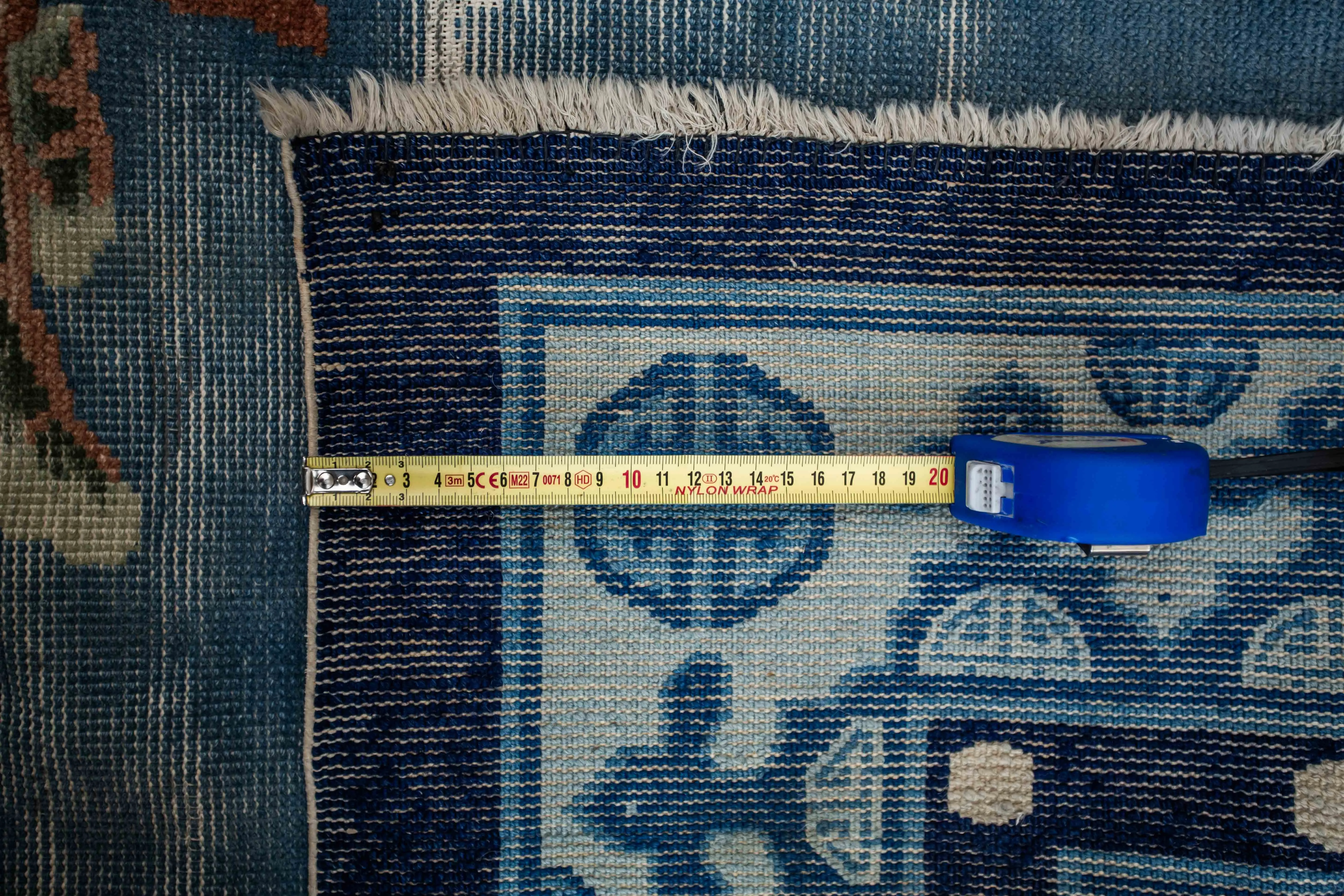 Starožitný čínský koberec Ningxia s čápy 275 X 190 cm - 10