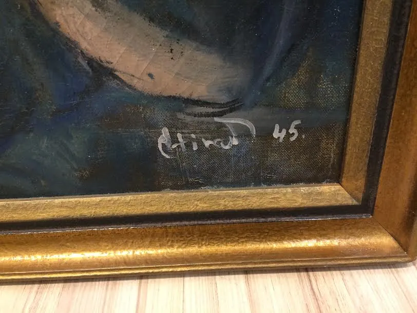 Ctirad,  1945, Portrét dívky - 2