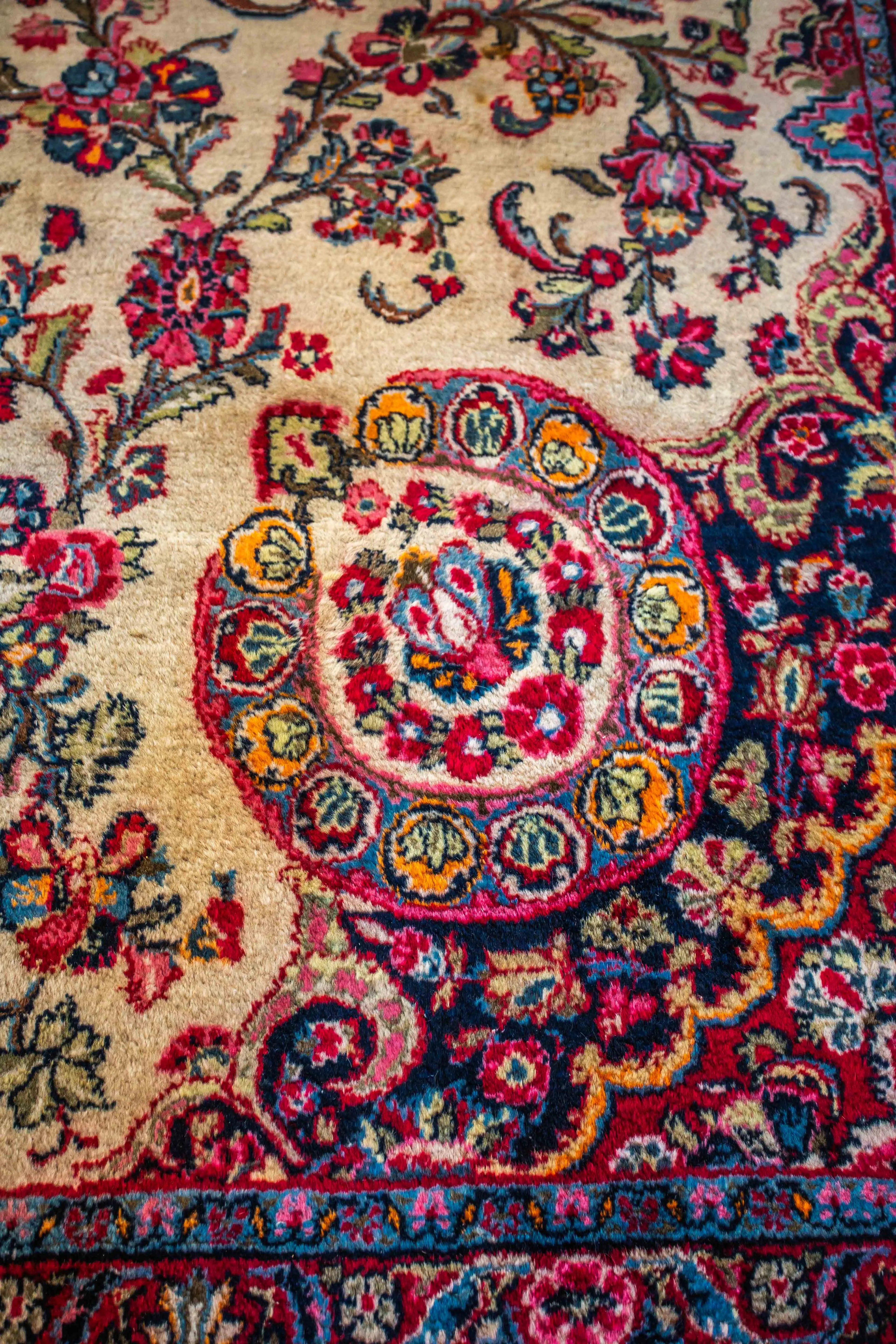 Perský květinový koberec Yazd 370 X 268 cm - 4