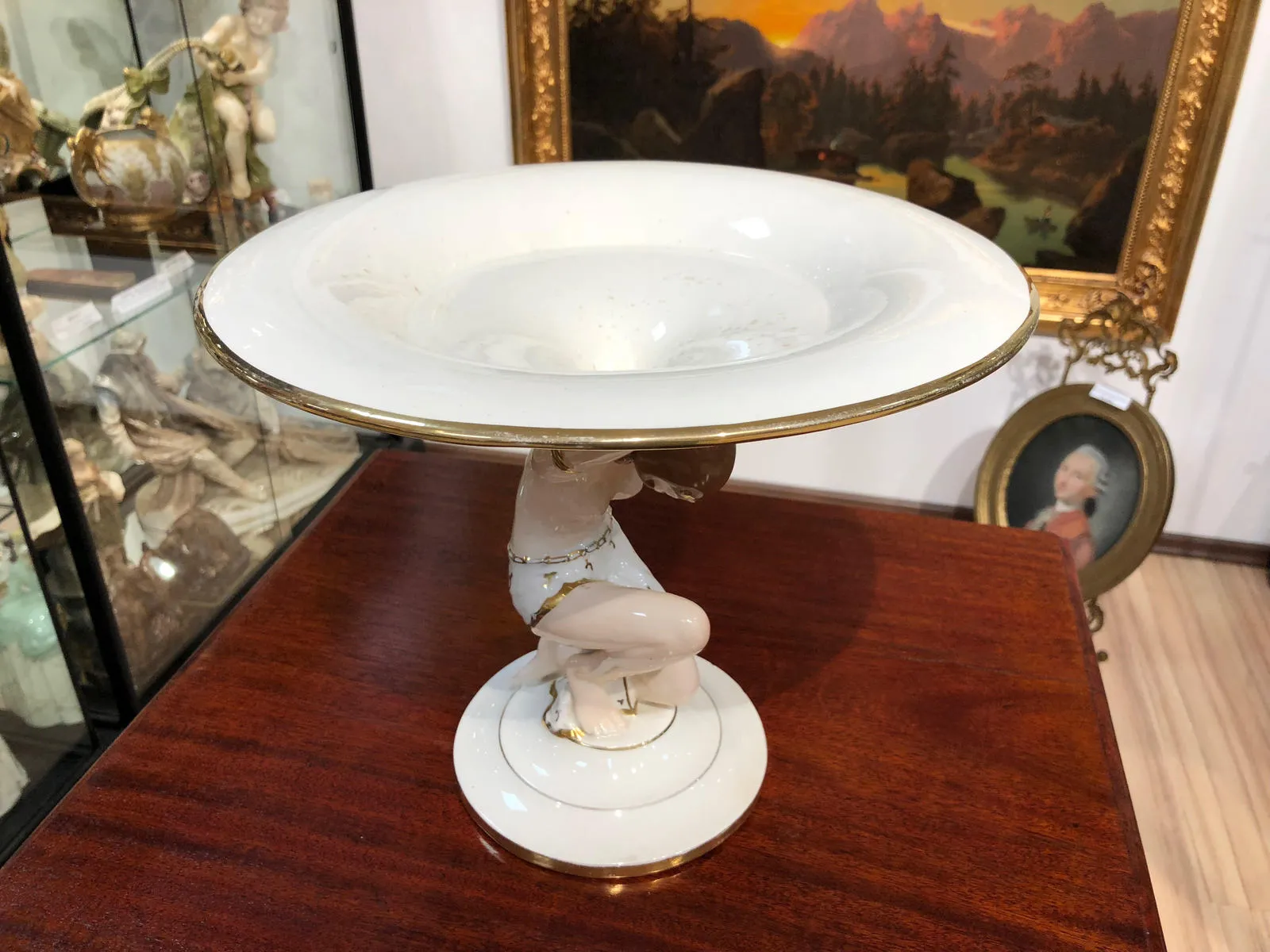 Royal Dux, dekorativní figurální mísa, - 3