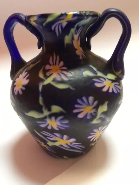 Vázička  Millefiori ,   Itálie  Murano - 2
