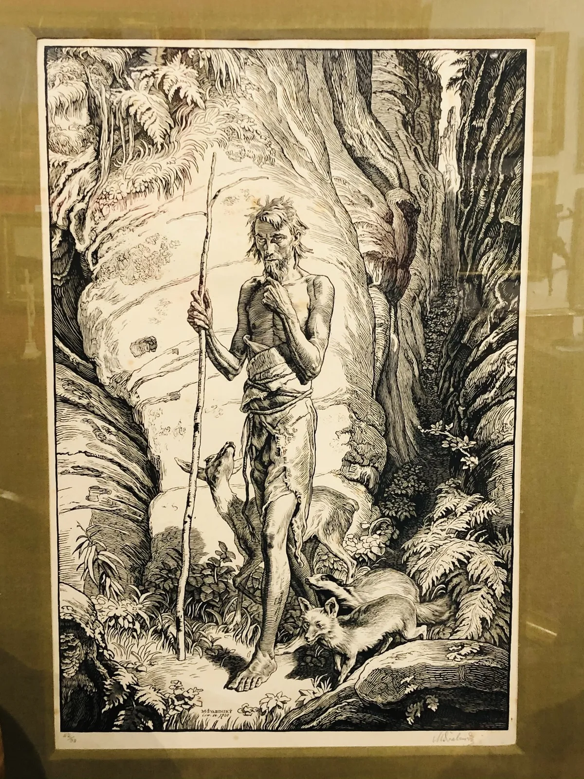 Max Švabinský,  Jan Křtitel, 1930 - 3
