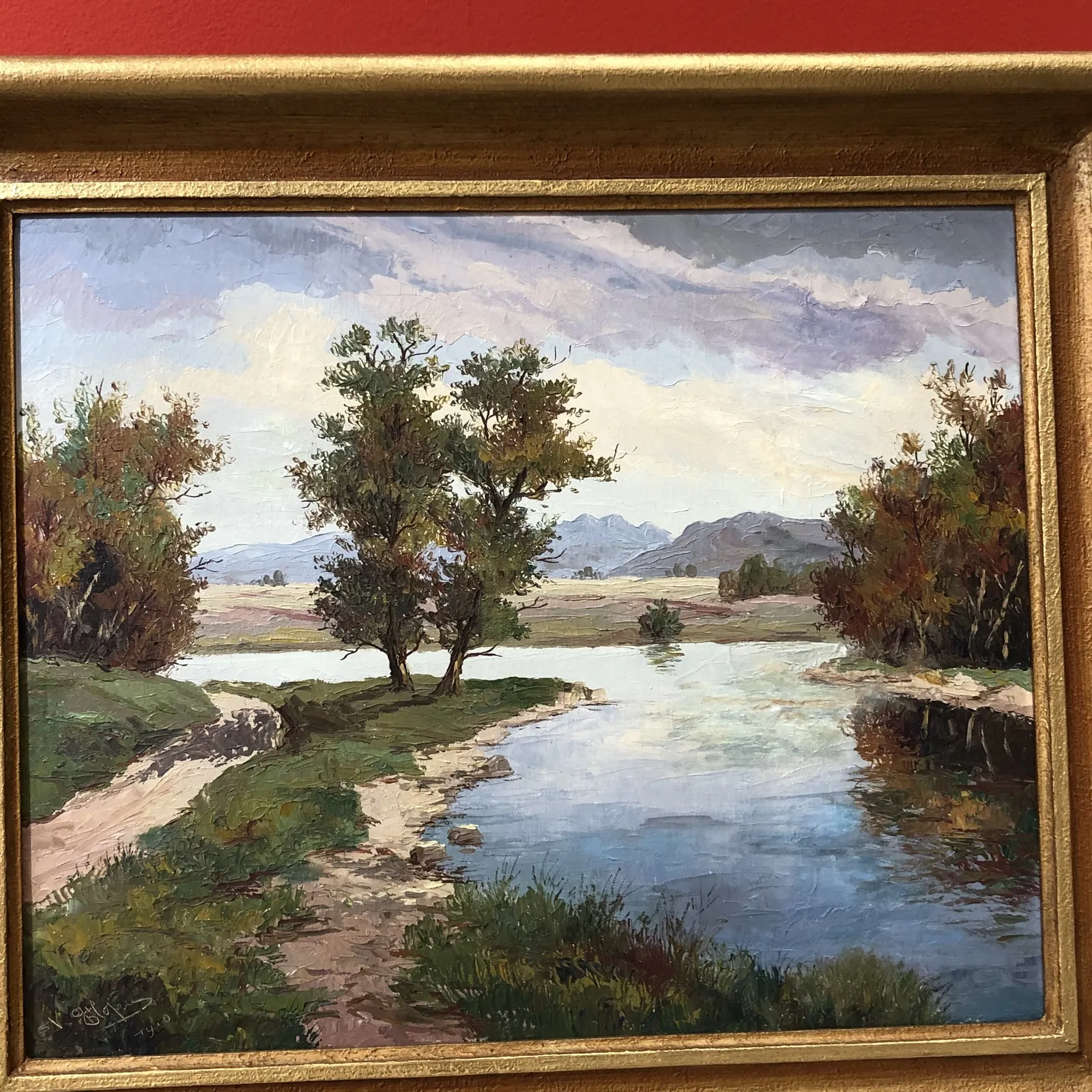 V. Hofner, Letní krajina - 2