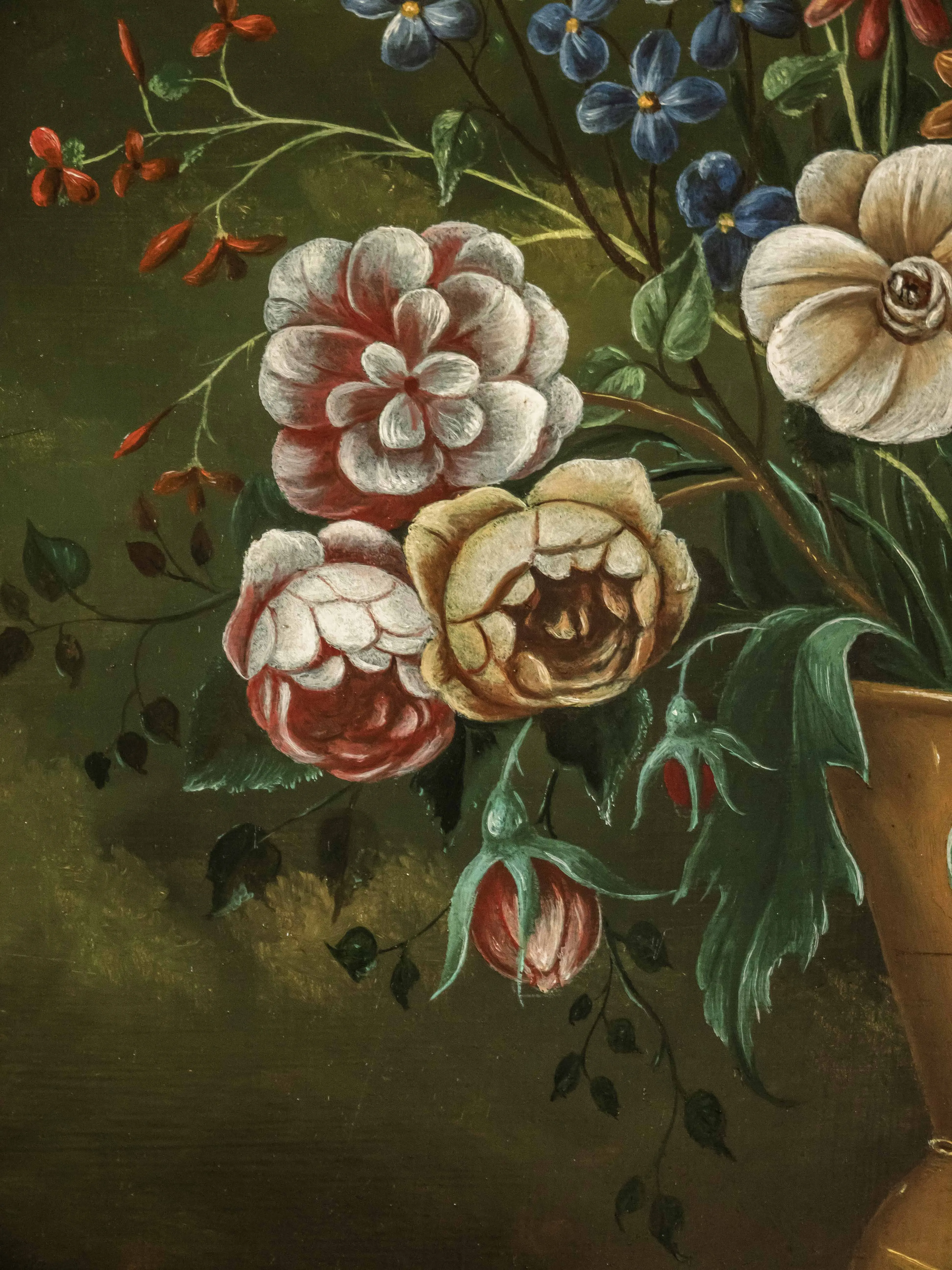 Květinové zátiší v renesančním stylu 78,5 X 69 cm - 4