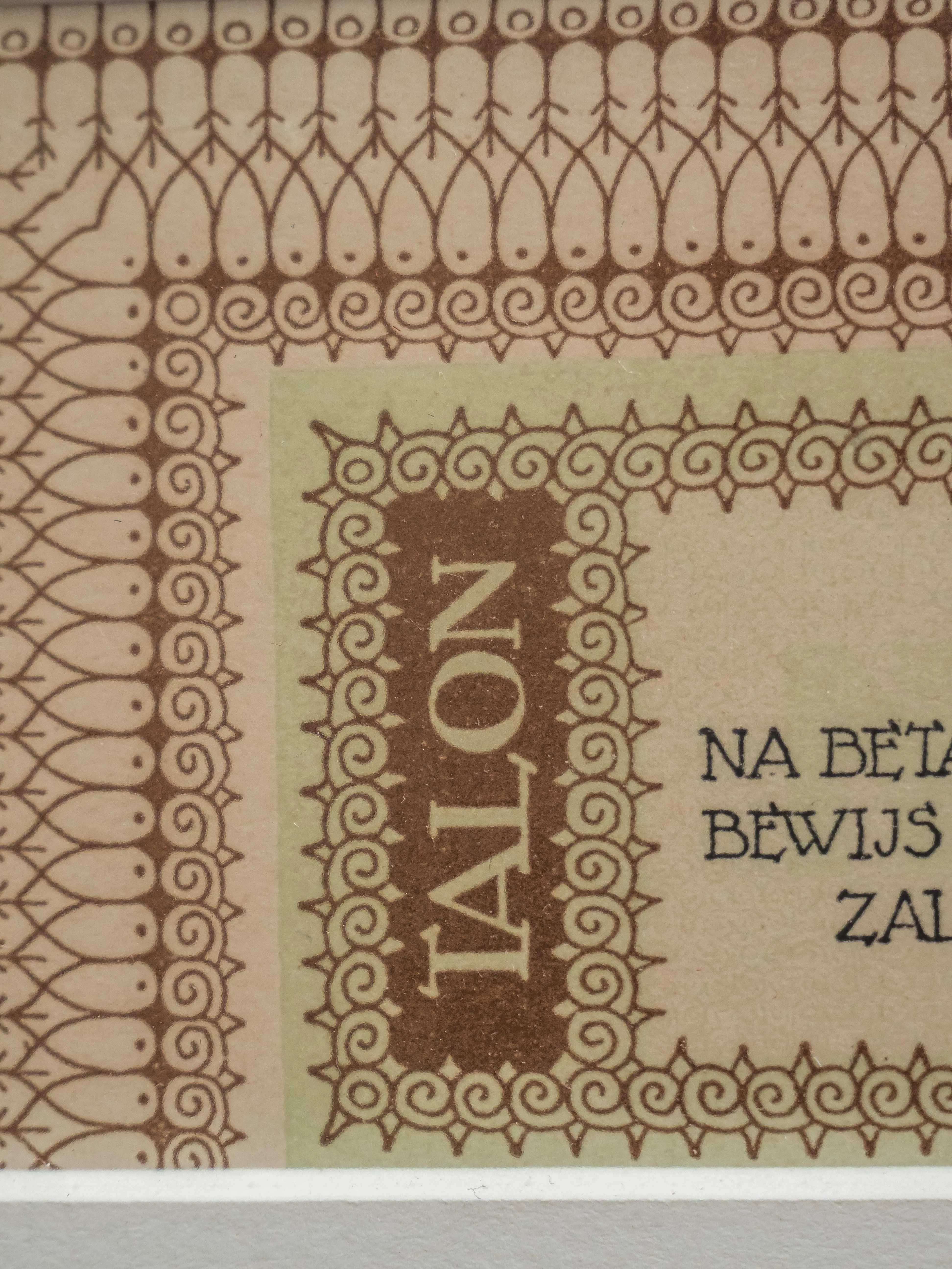 Obrázek Akcie N.V. Tabaks-Unie 1920 - 7