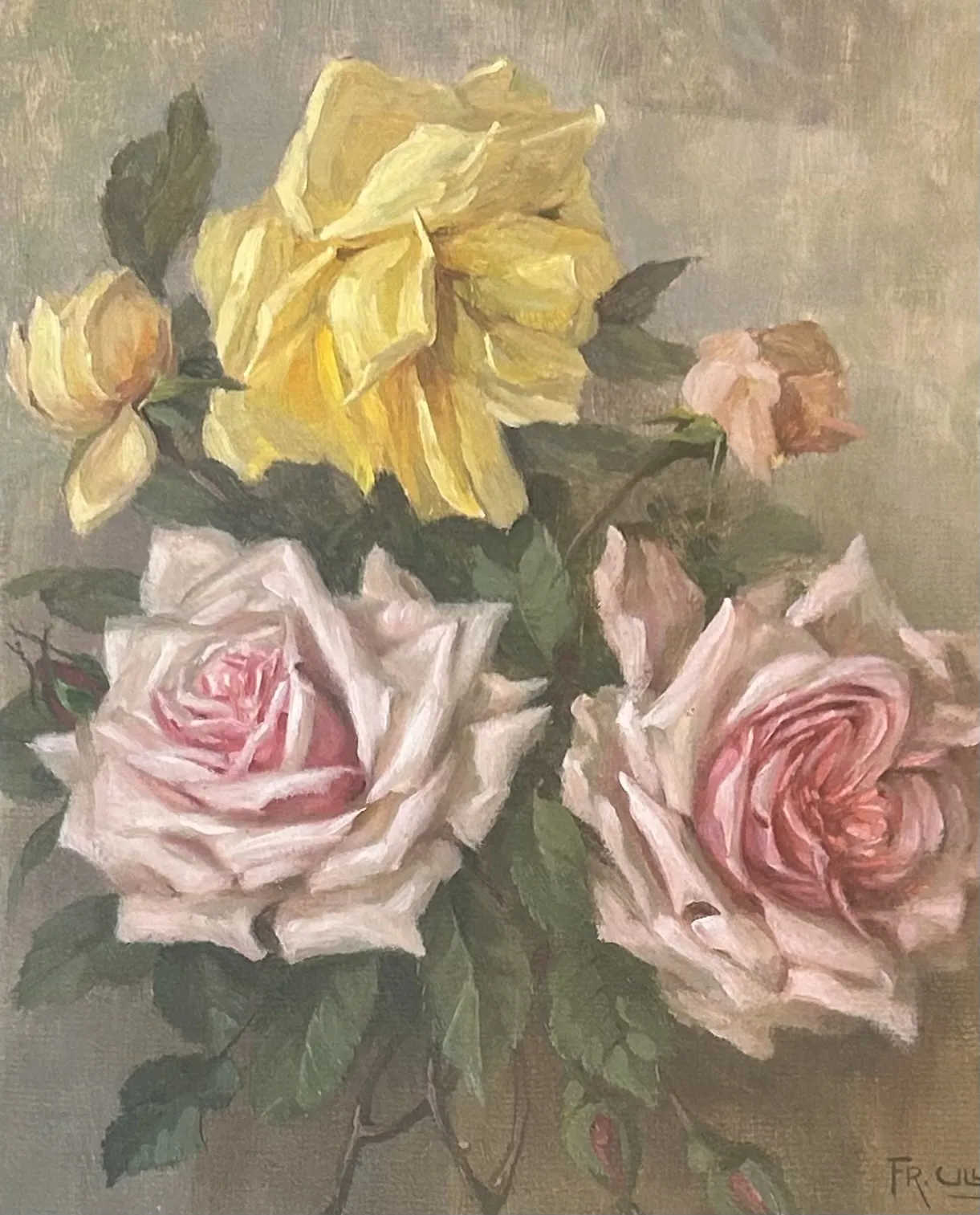 František Ullmann – Zátiší s růžemi - 2