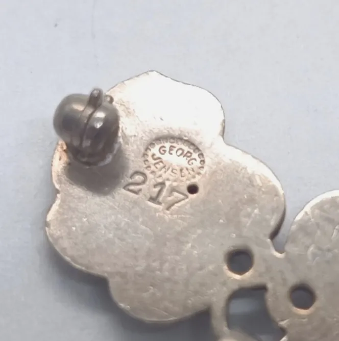 Stříbrná brož – Georg Jensen - 7
