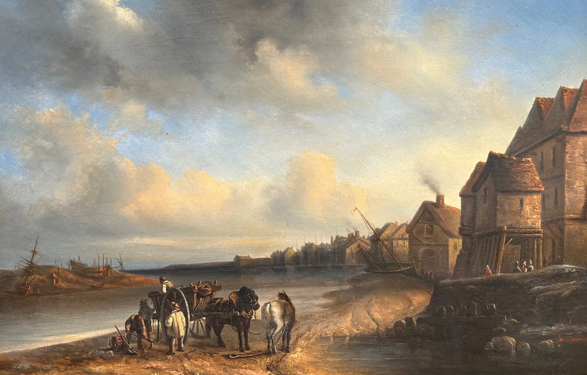 Obraz „Pobřeží“ A. Laine 1841 - 2