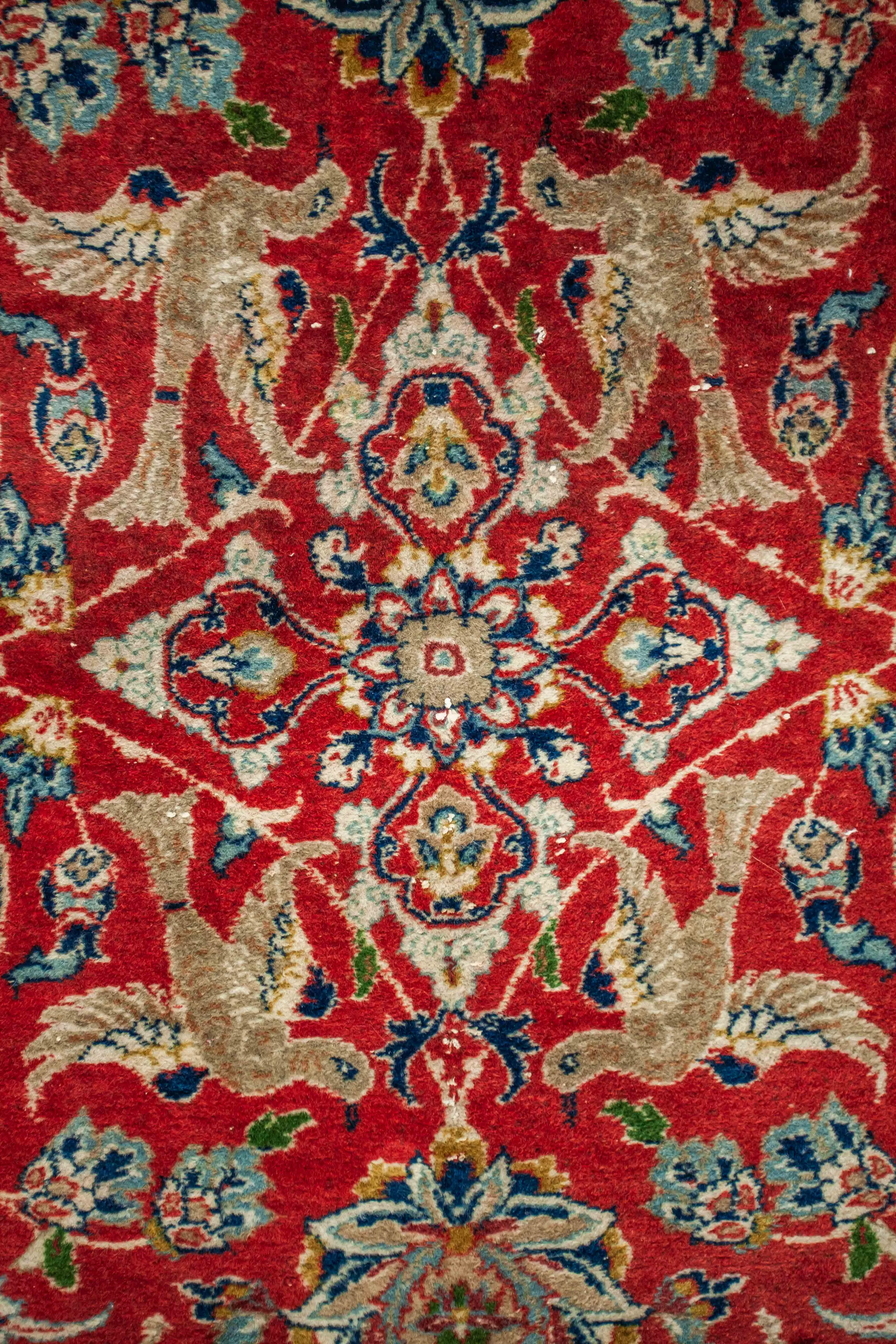 Perský koberec Isfahan signovaný 260 x 153 cm - 6