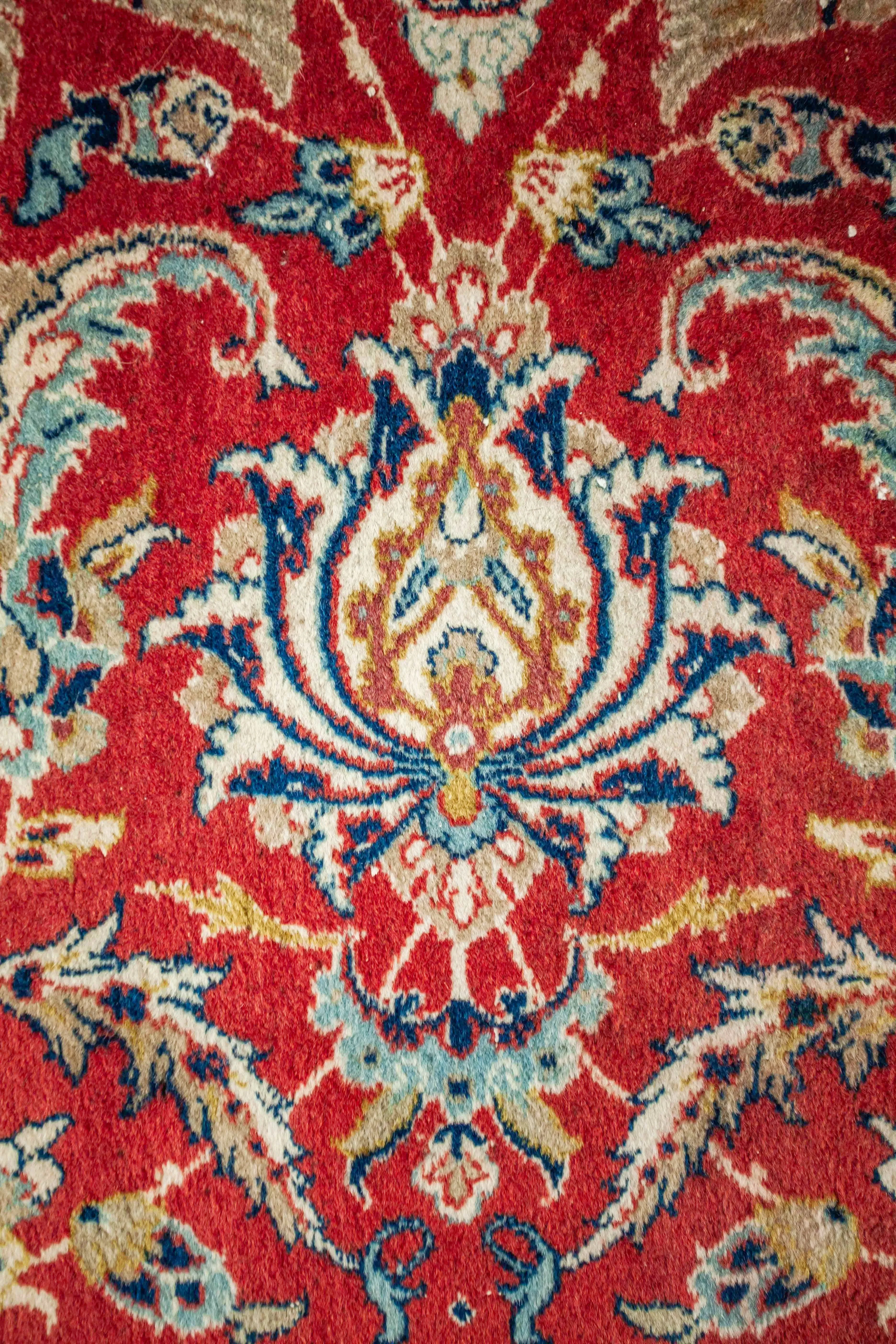 Perský koberec Isfahan signovaný 260 x 153 cm - 7