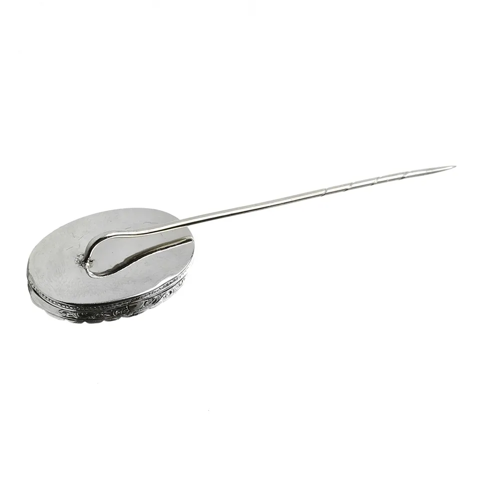 Jehlice do kravaty s onyxem a diamanty - 2