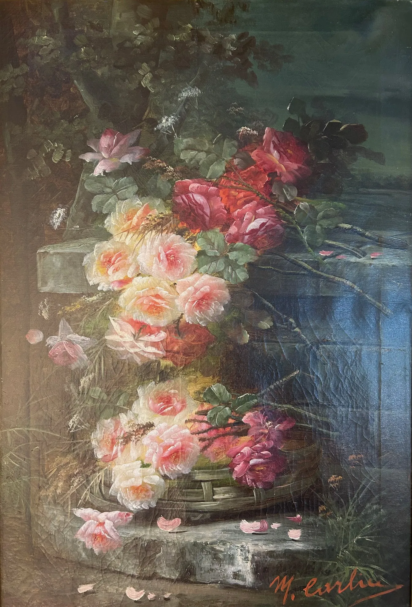 Obraz s růžemi – Max Carlier - 2