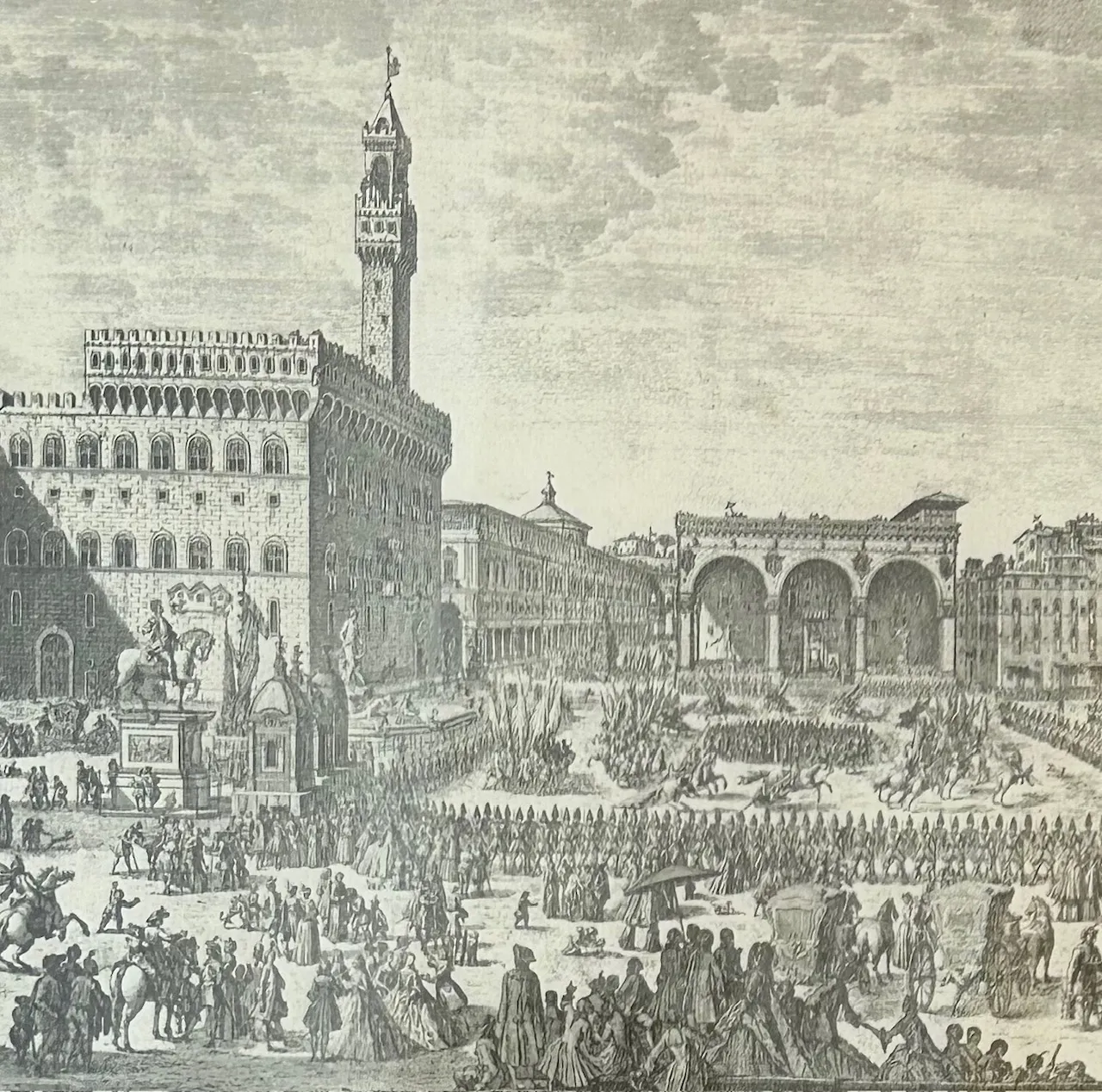 Mědirytina Joseph Zocchi, Palazzo Vecchio - 4