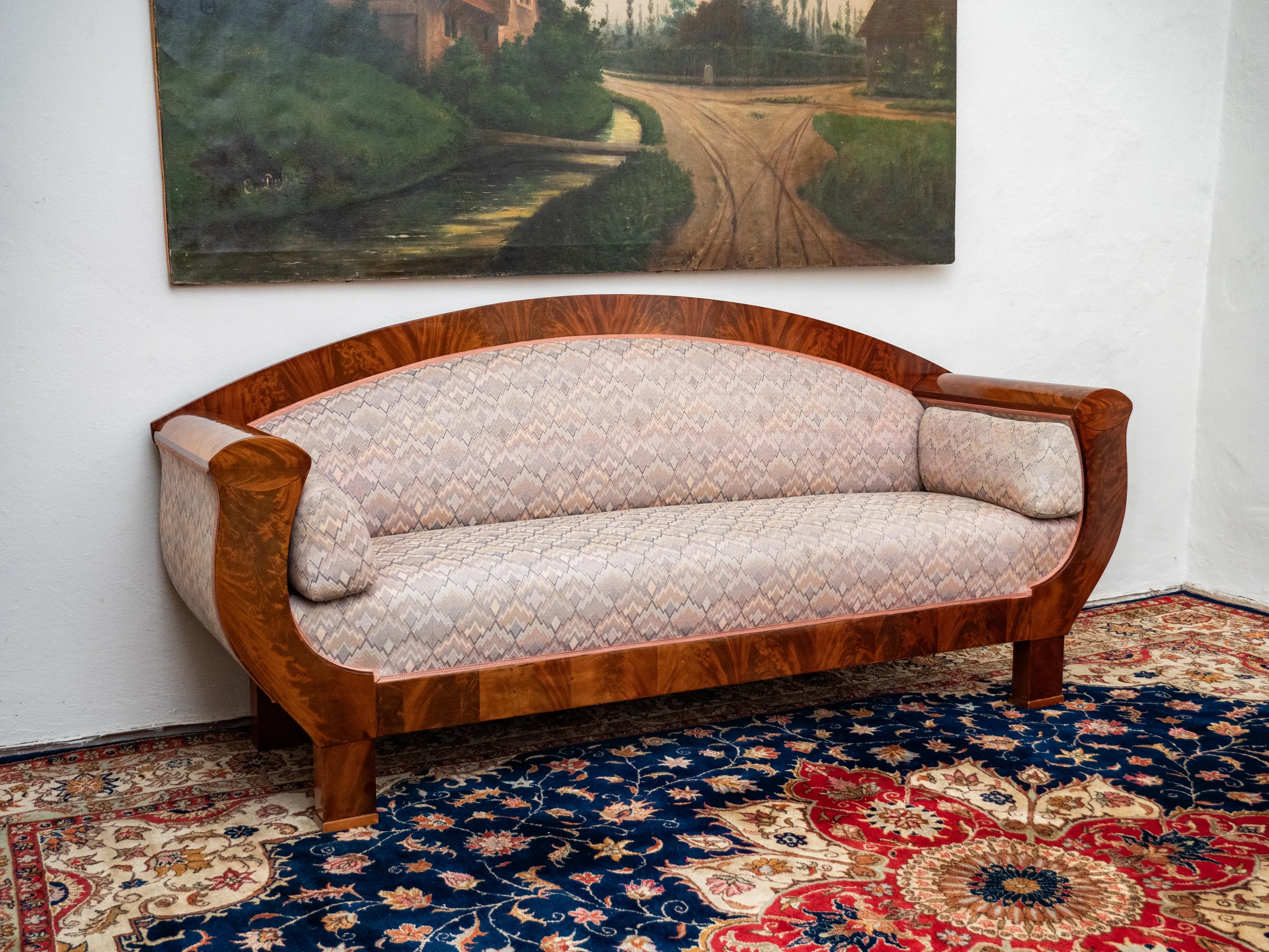 Luxusní sofa Art Deco zrestaurovaná - 2