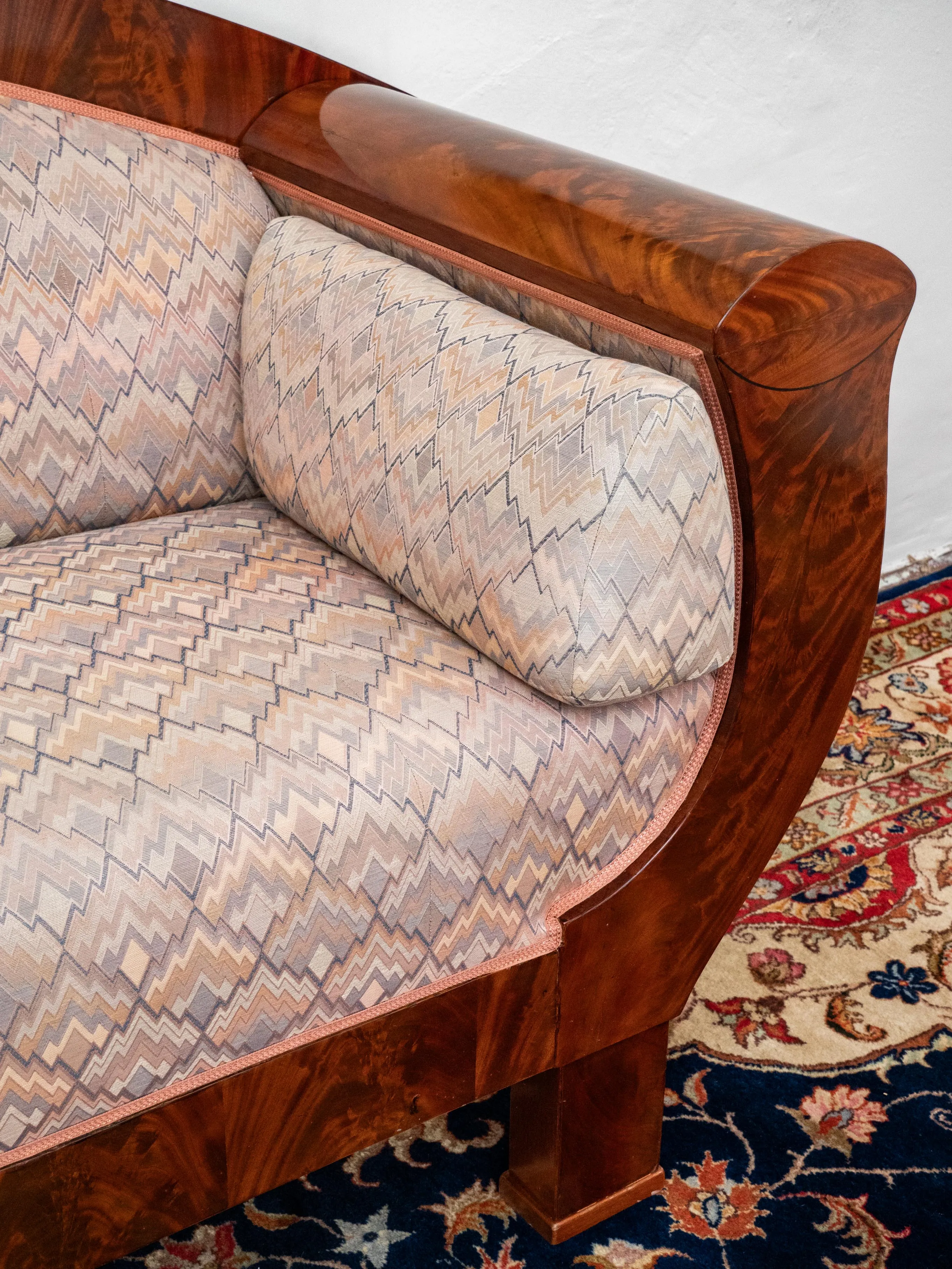Luxusní sofa Art Deco zrestaurovaná - 7