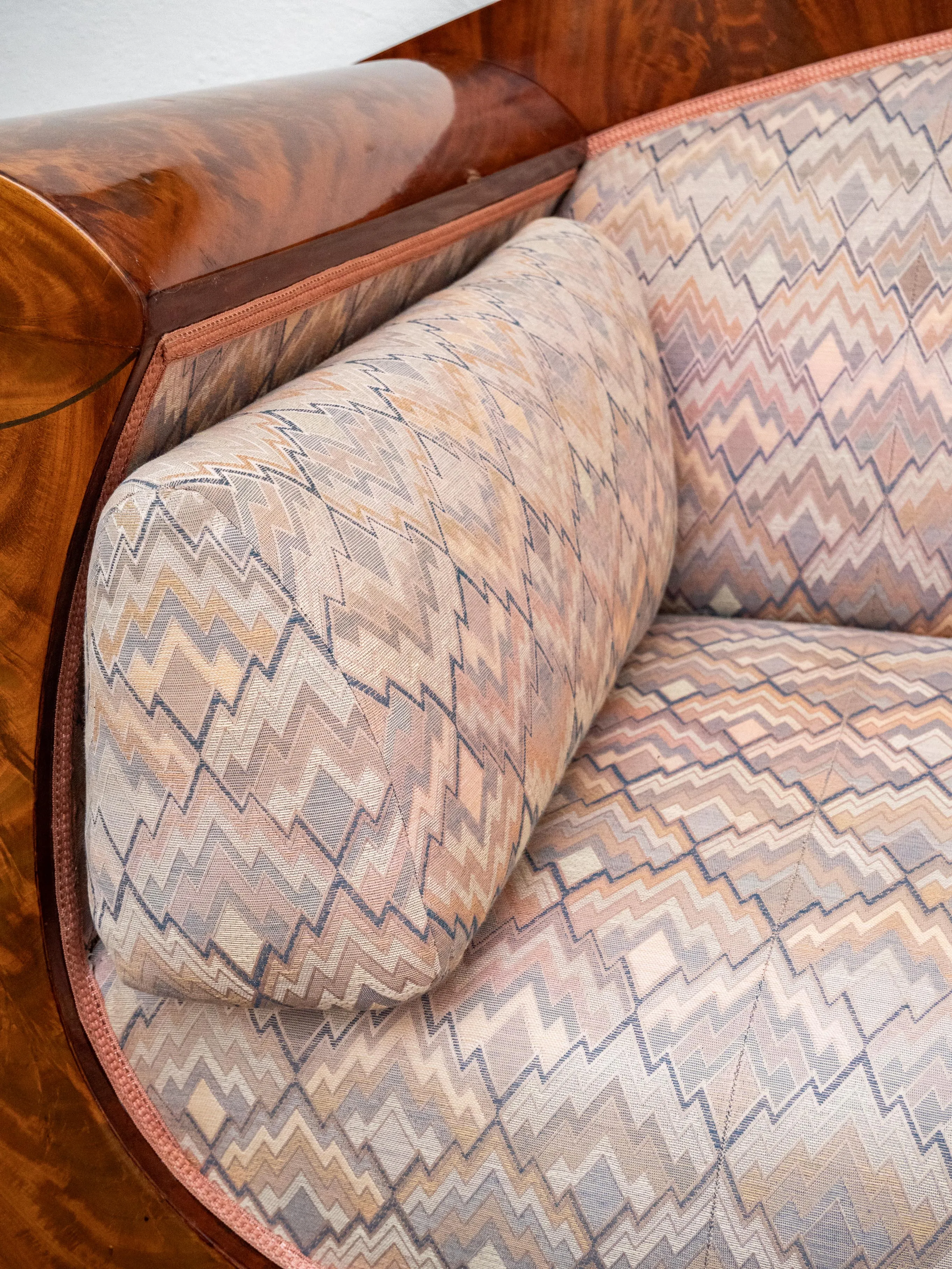 Luxusní sofa Art Deco zrestaurovaná - 8