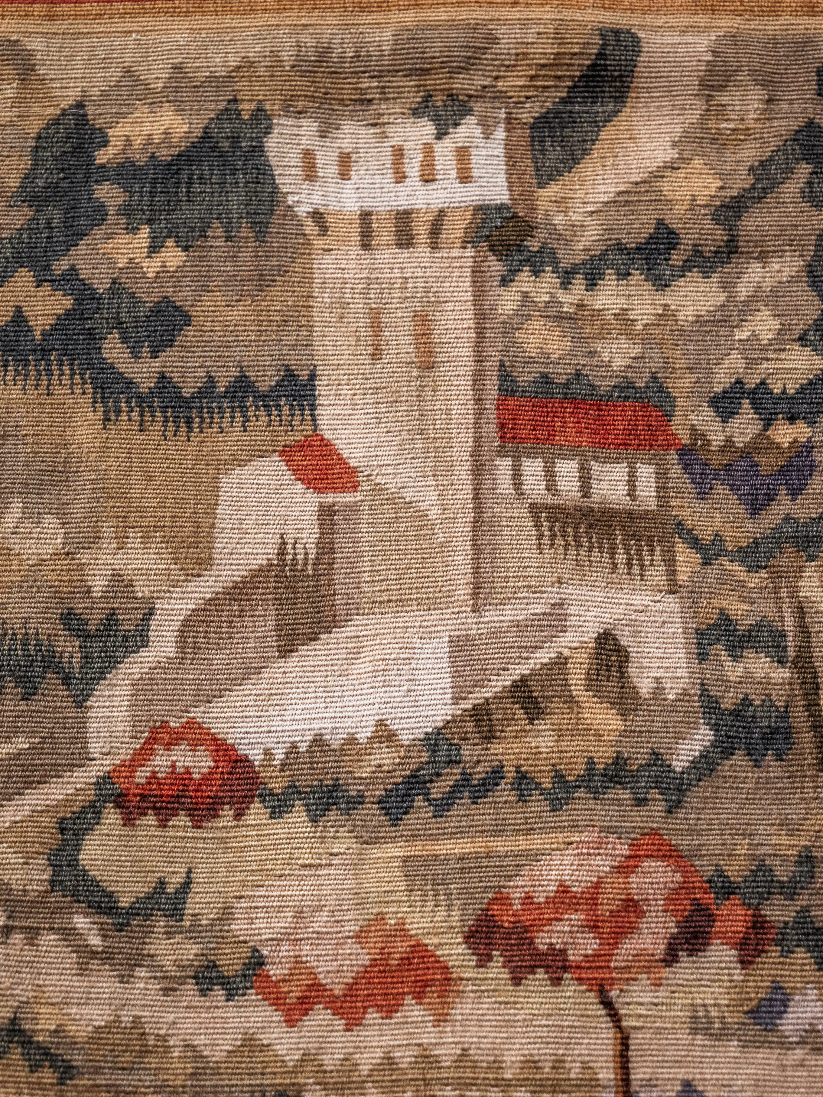 Gobelín / tapiserie „Šlechtic na koni” 155 X 173 cm - 5