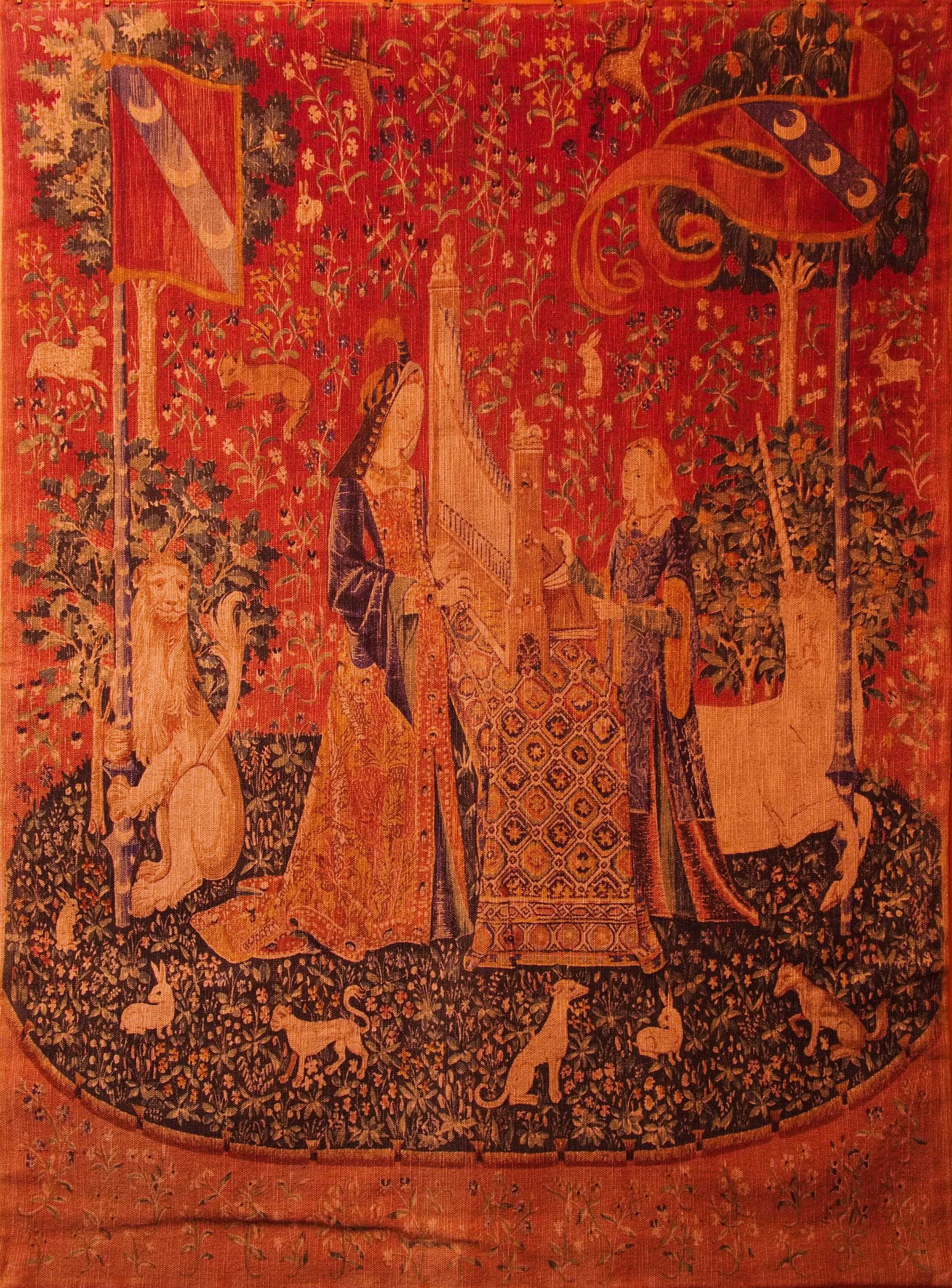 Gobelín / Tapiserie – Dáma a jednorožec 116 X 85 cm - 2