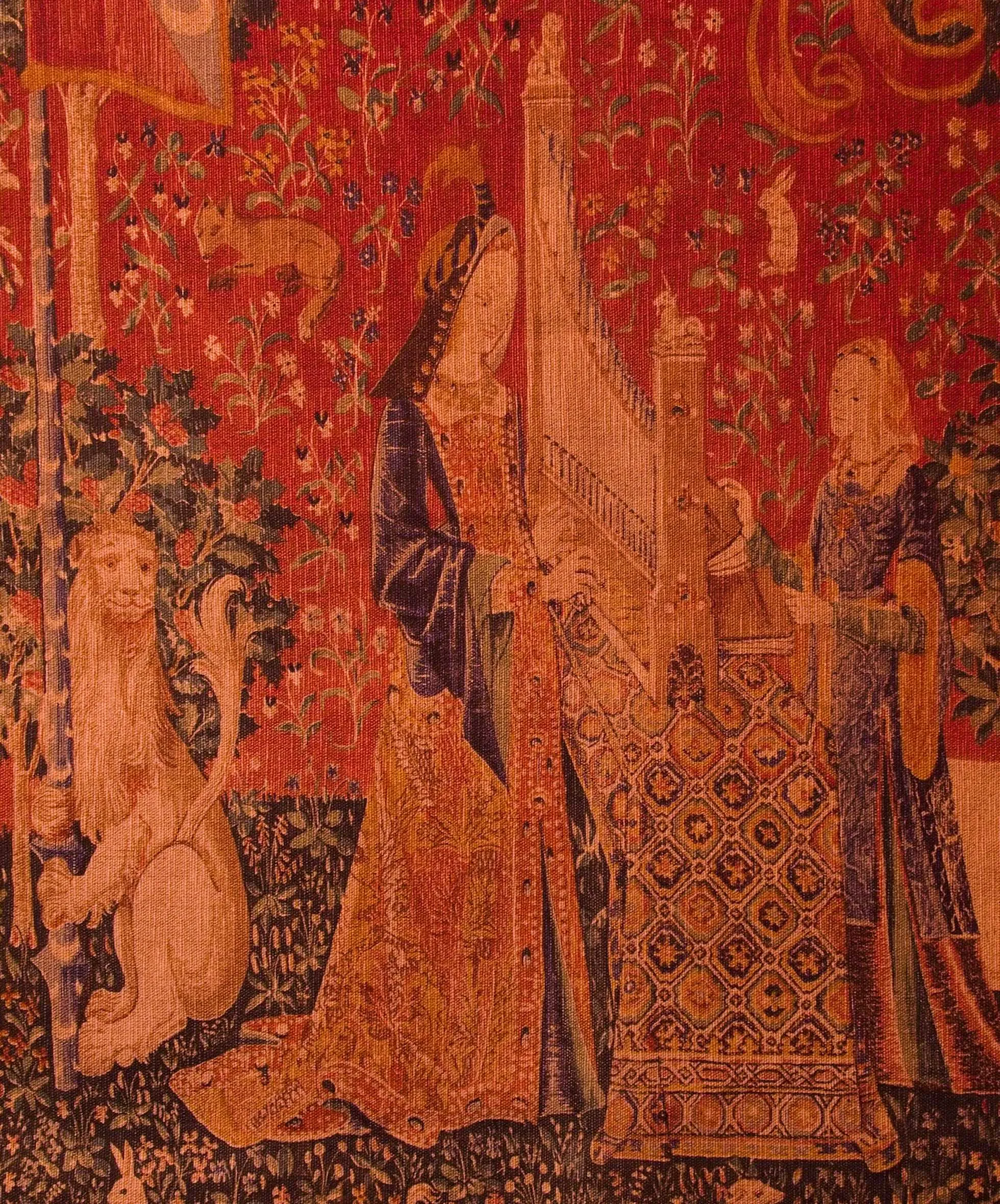 Gobelín / Tapiserie – Dáma a jednorožec 116 X 85 cm - 3