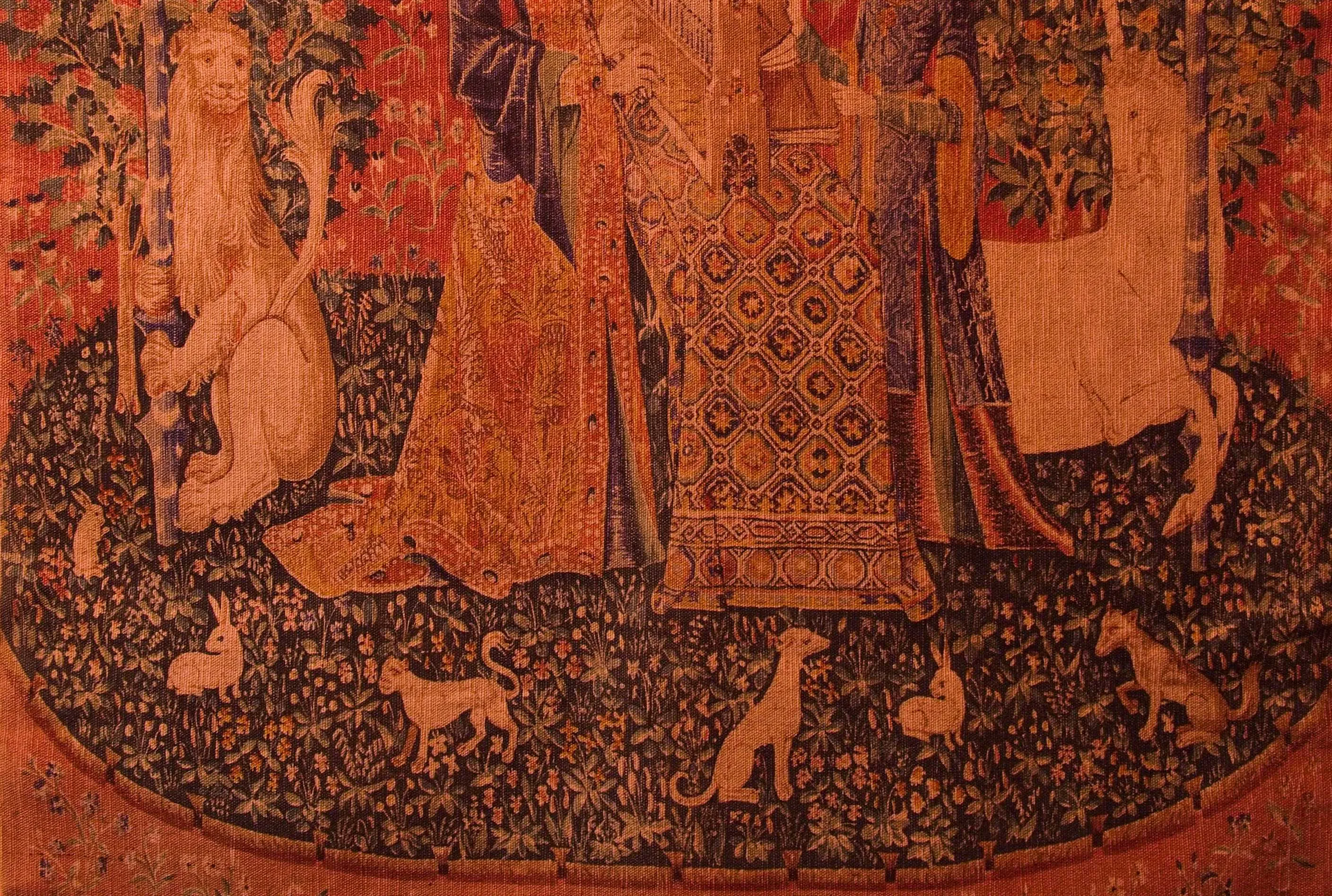 Gobelín / Tapiserie – Dáma a jednorožec 116 X 85 cm - 4