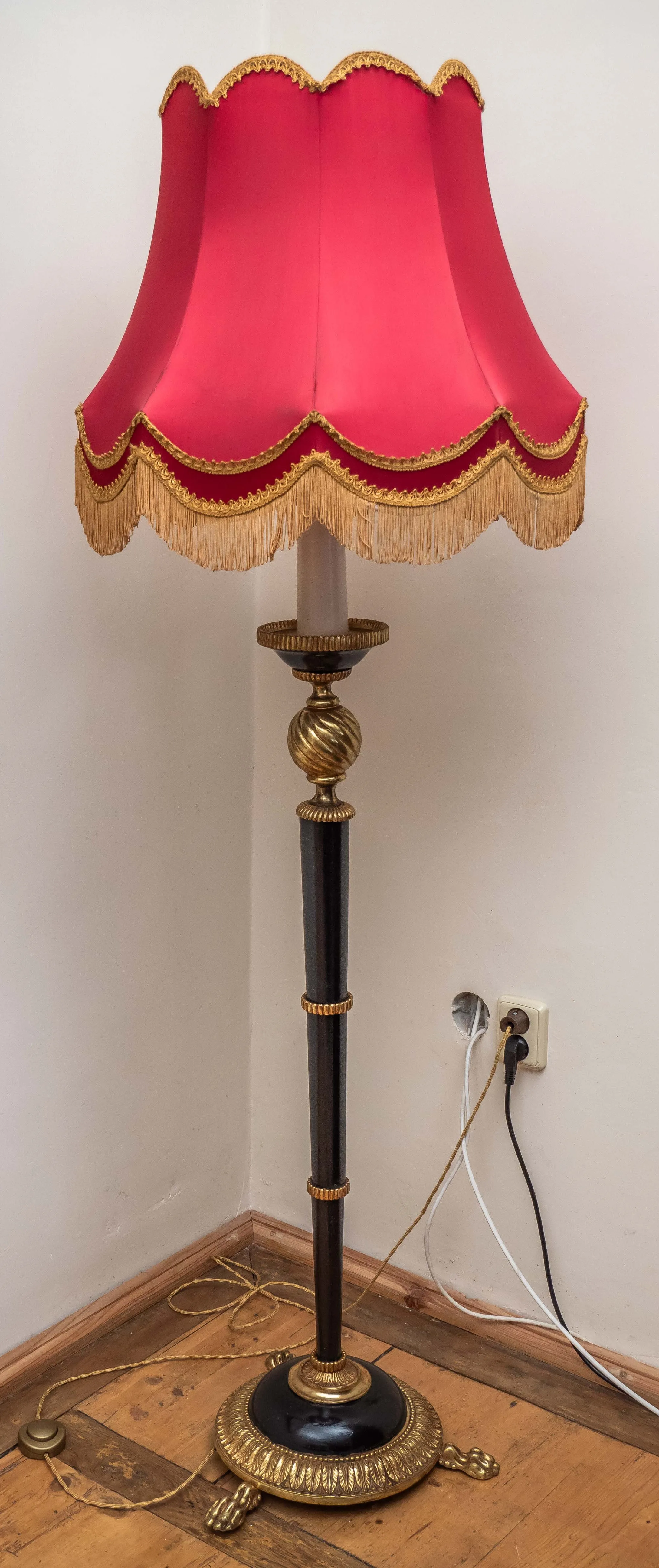 Starožitná Empírová stojací lampa - 2