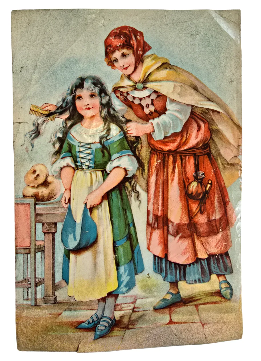 Dětské skládací kostky s pohádkovými ilustracemi - 9