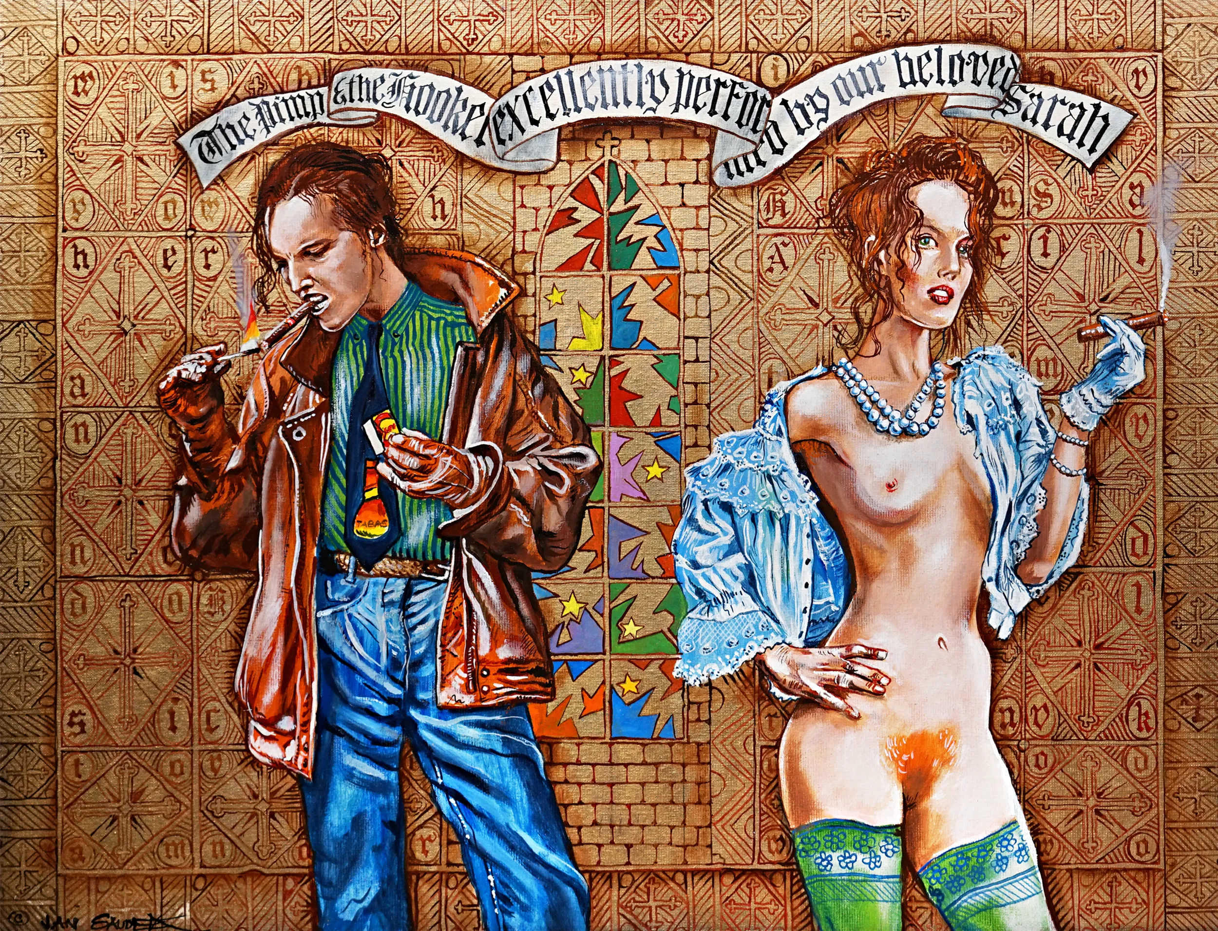Pimp & Hooker : Jan Saudek - 2