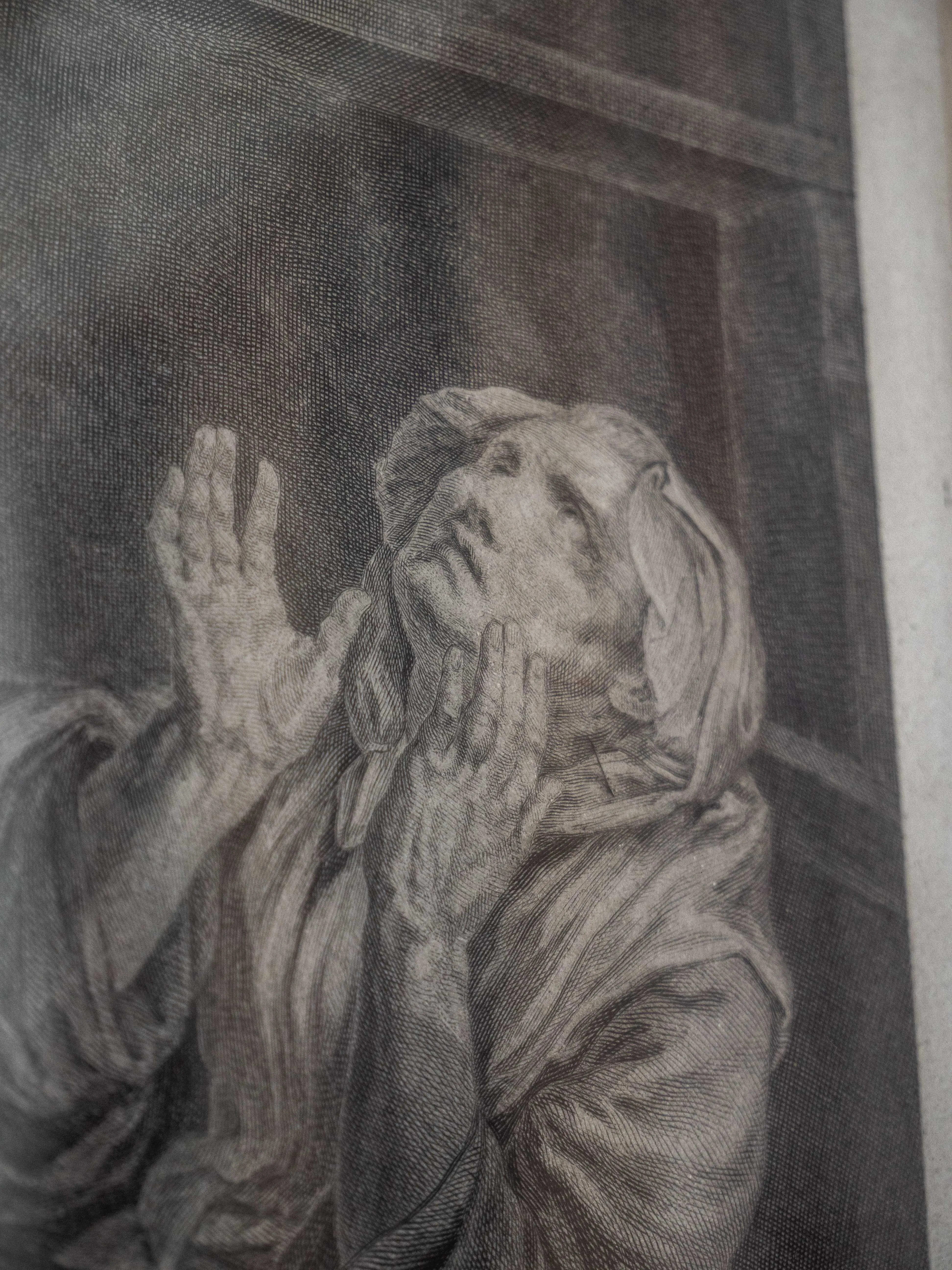 Mědirytina z 18. století „Tchyně” - 5