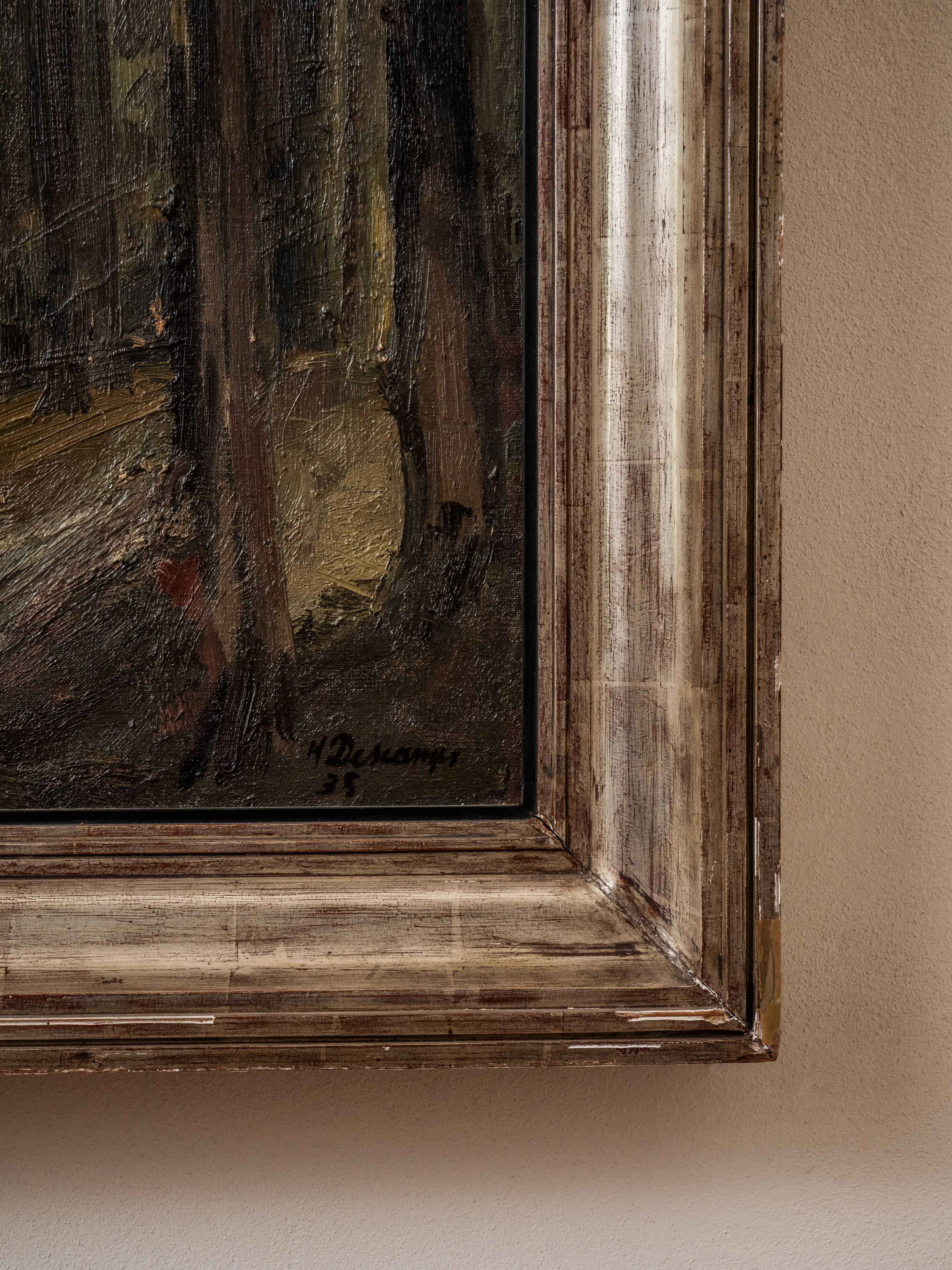Velký obraz „Les” rok 1935. 129 X 109 cm - 2