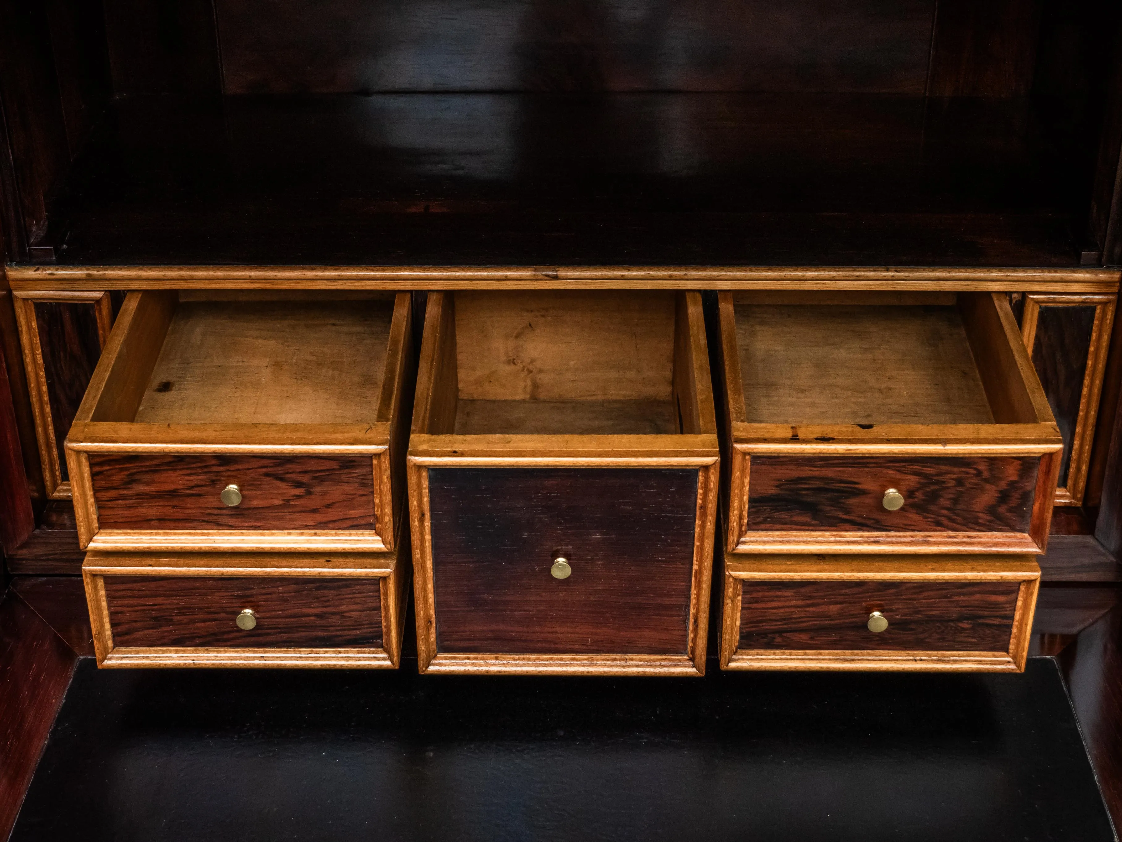 Biedermeier sekretář s tajnými zásuvkami - 5