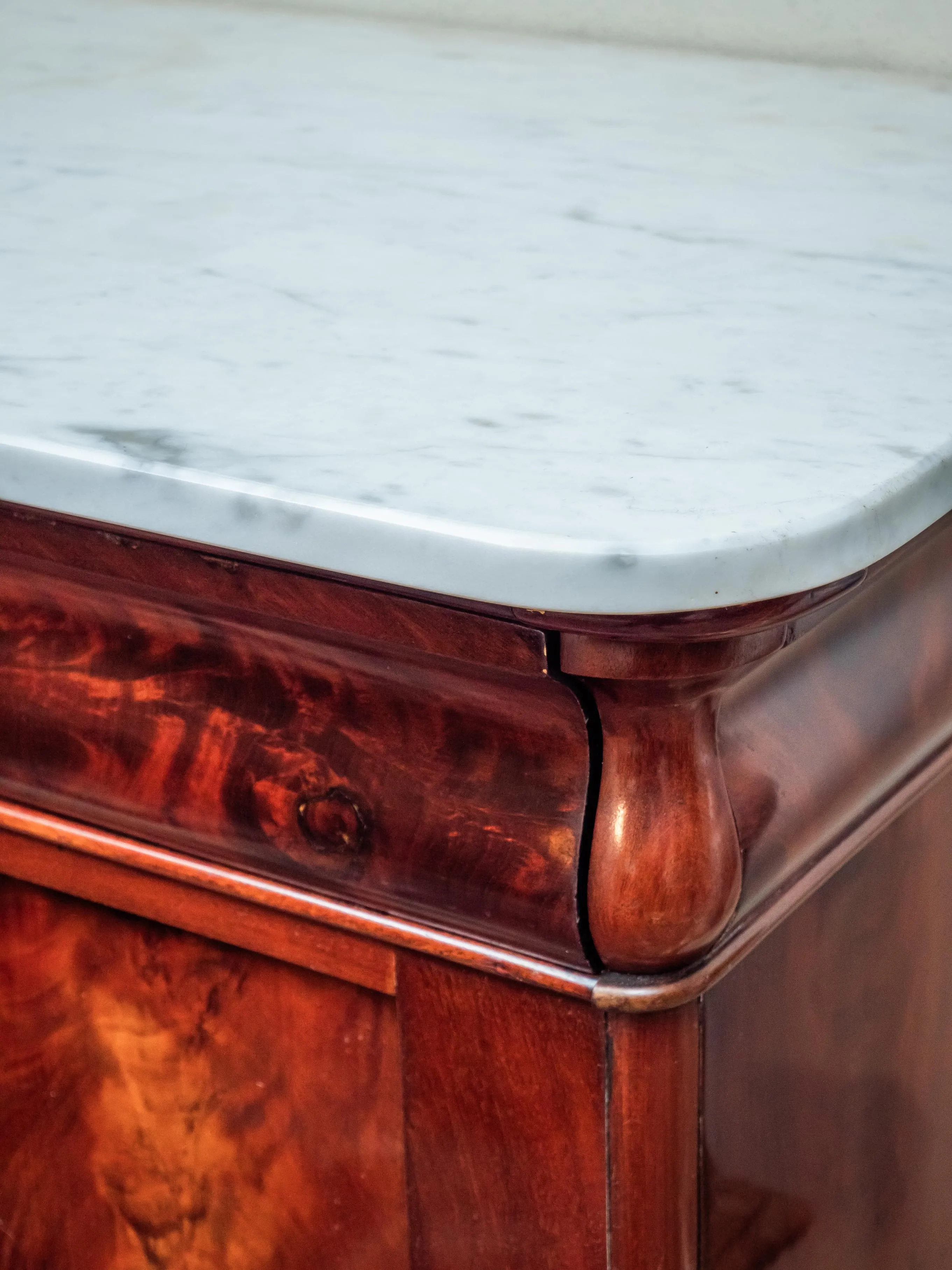 Biedermeier sekretář s tajnými zásuvkami - 7