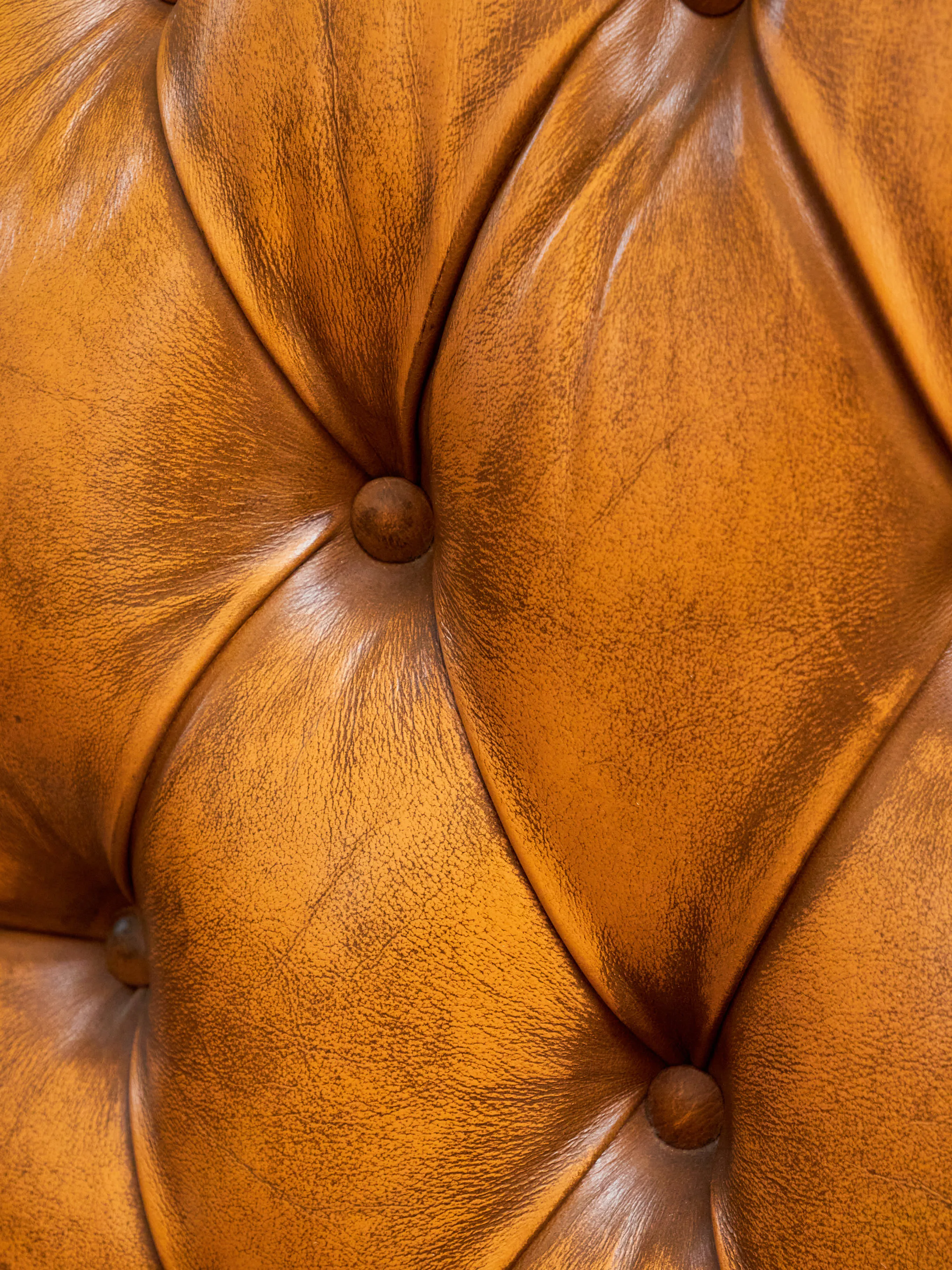 Kožené křeslo k psacímu stolu Chesterfield - 8