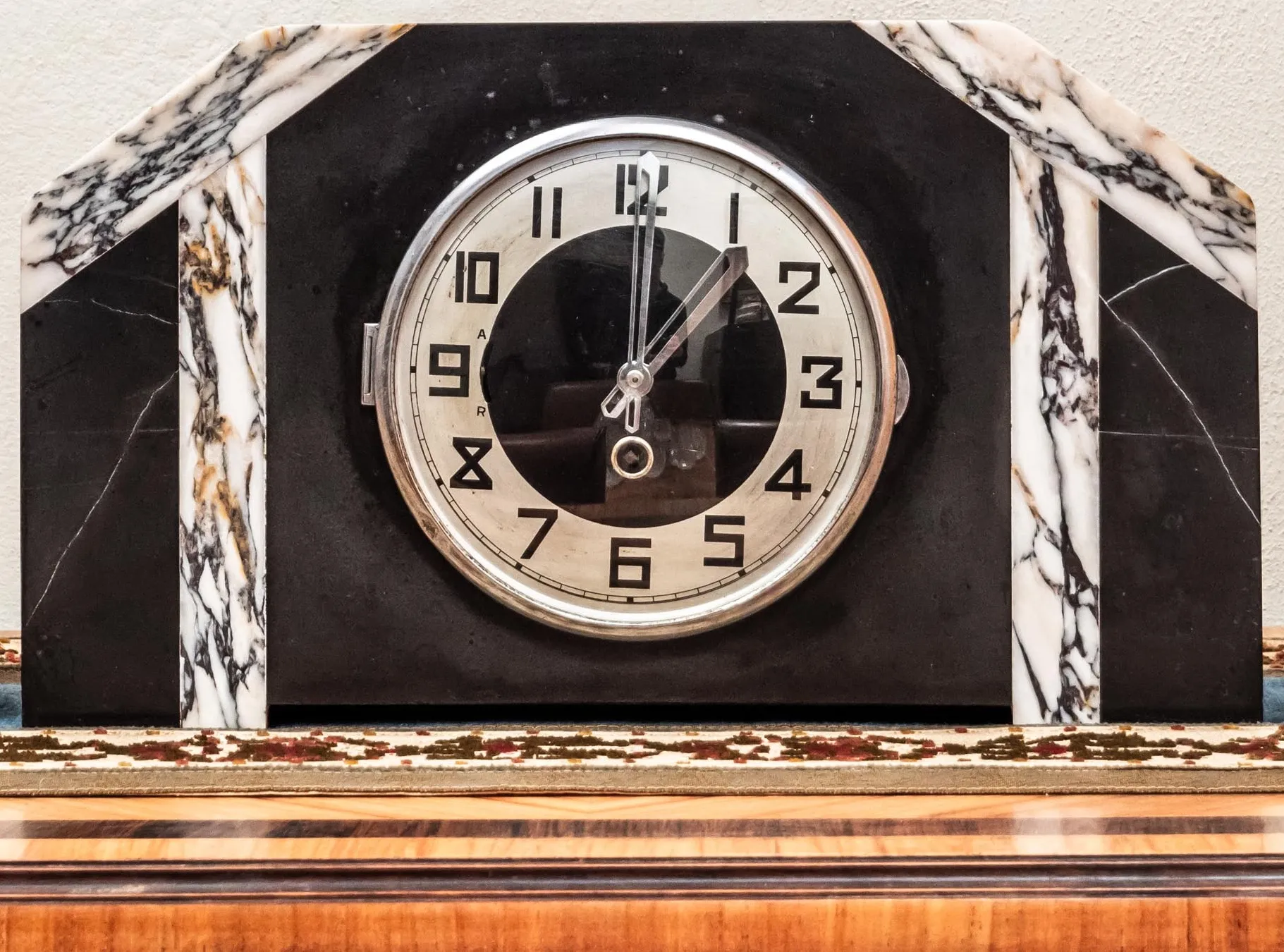 Krbové hodiny Art Deco třídílný set - 8
