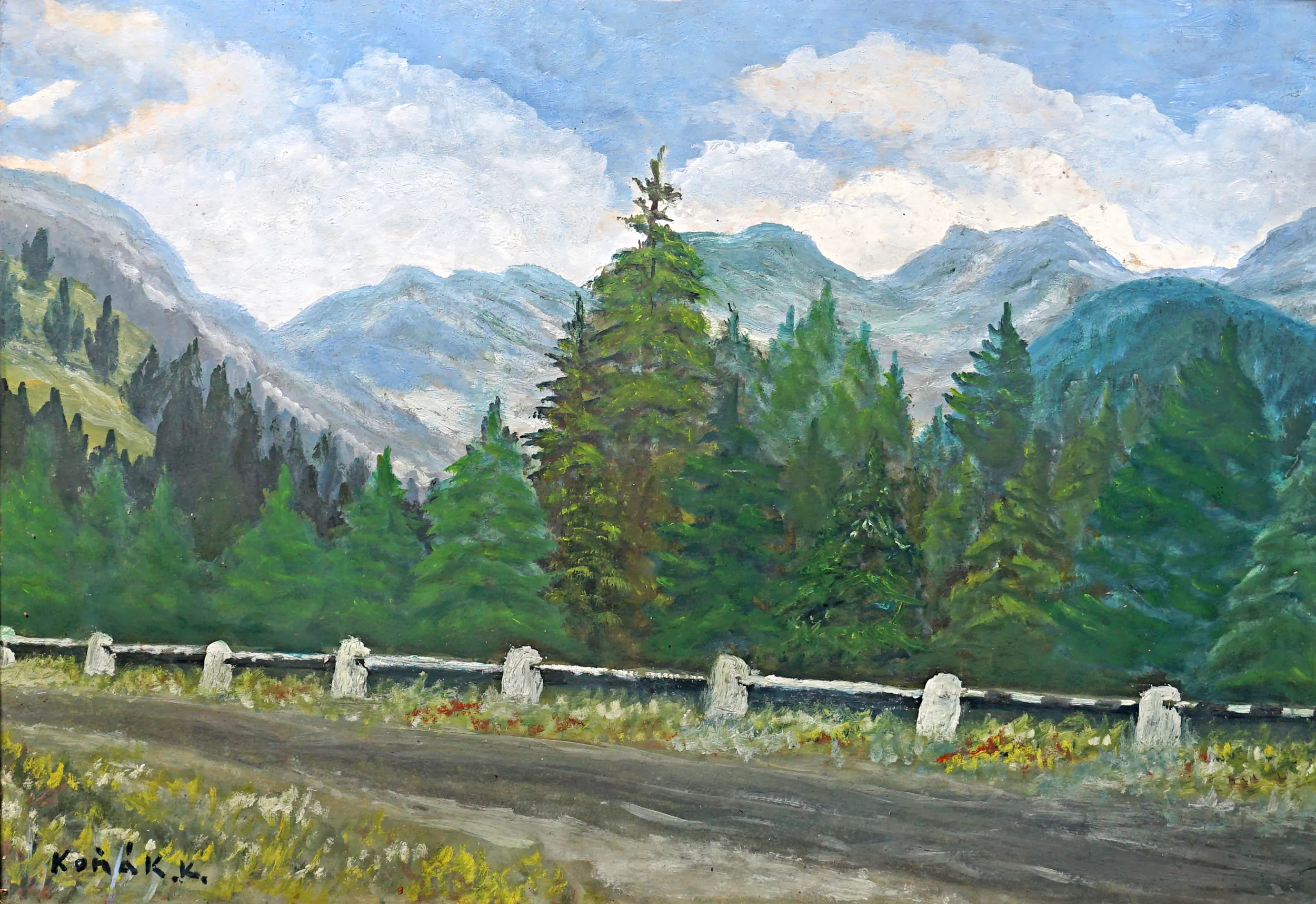 Karel Koňák – Horská krajina - 2