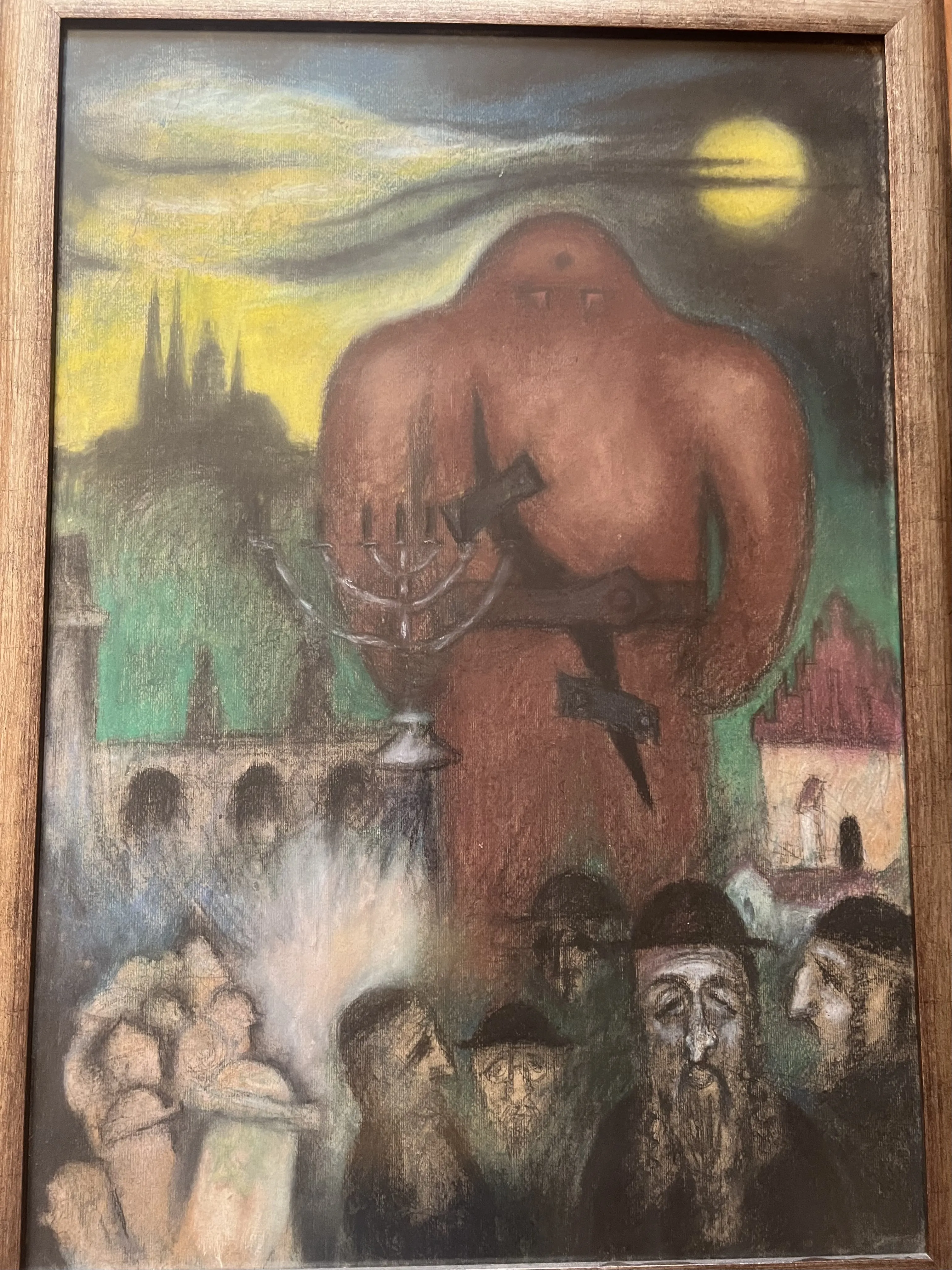 Mysteriózní obraz “Židovská Praha” - 1